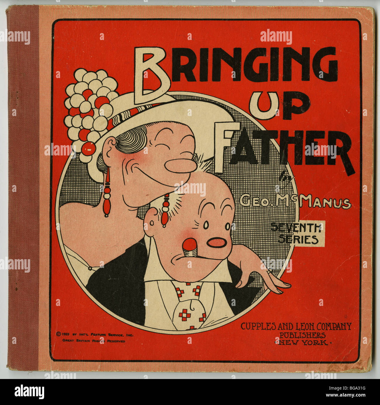 Bringing Up Father by George McManus, Seventh Series, 1923. Published by  Cupples & Leon in New York Stock Photo - Alamy
