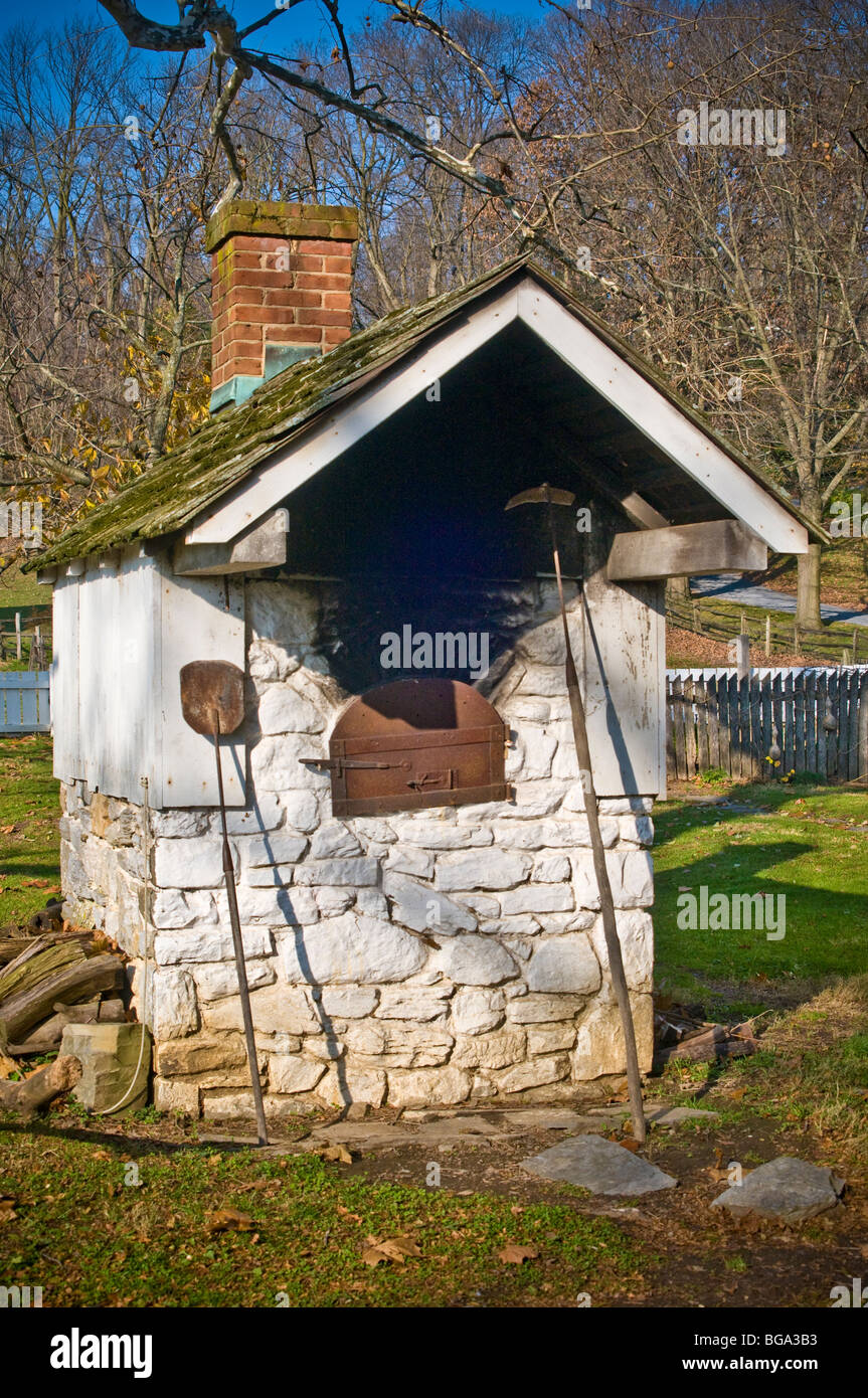 Landis Valley Farm Museum historical collection of early American artifacts Stock Photo