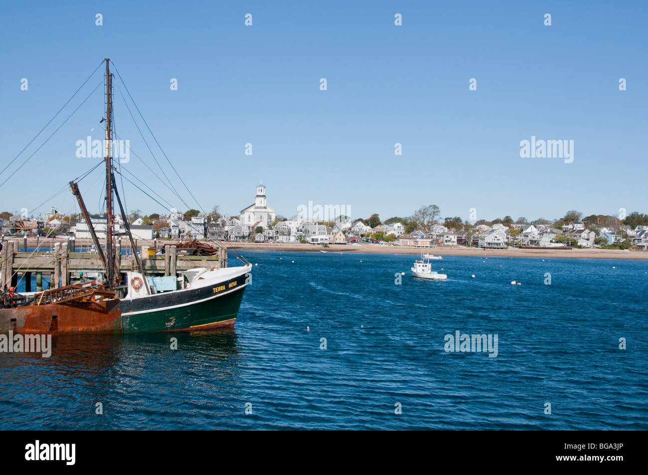 Provincetown Harbour,Fishing Boats,Pilgrims Monument,Views of Town
