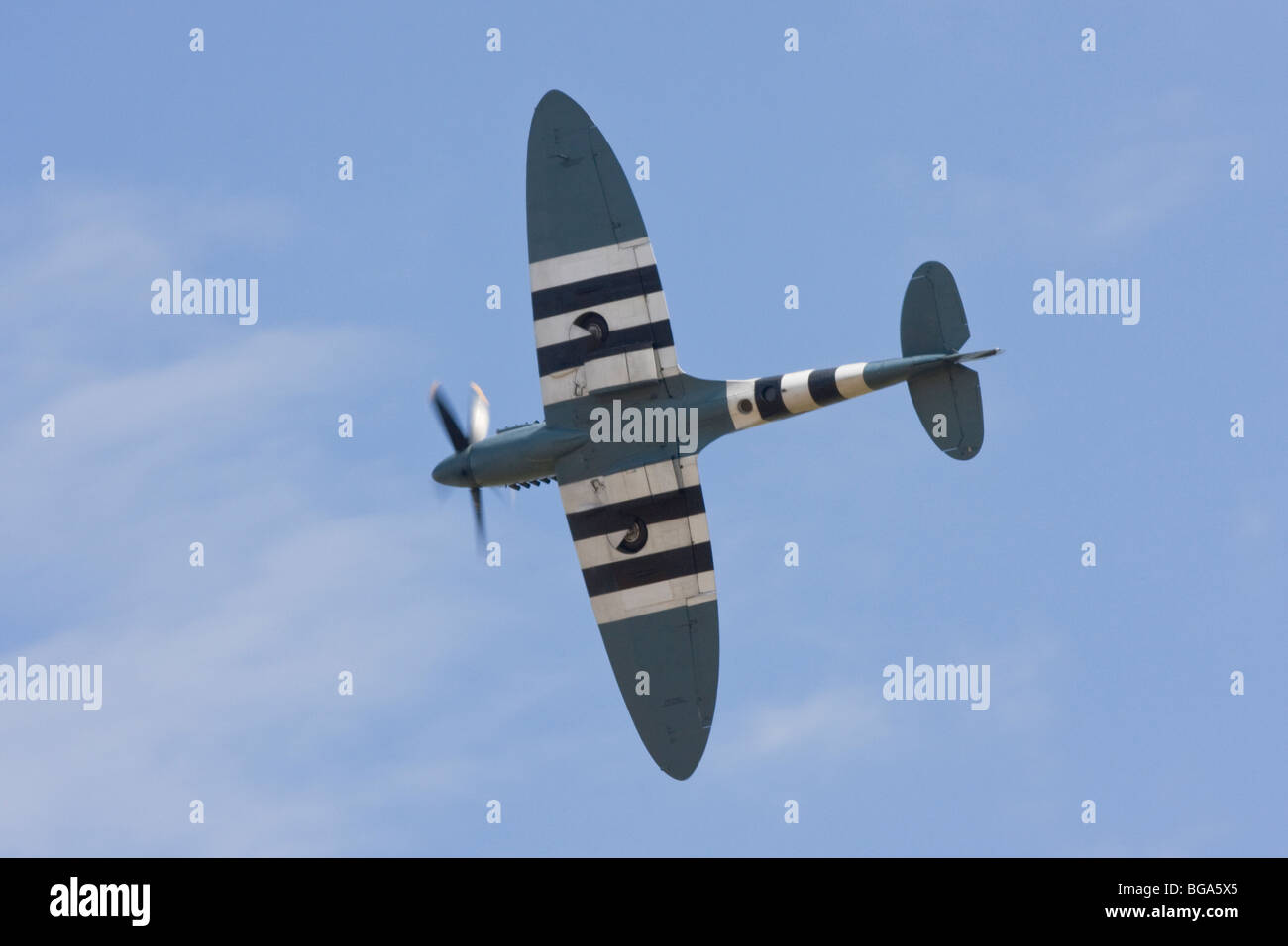RAF Spitfire of the Battle of Britain Memorial Flight Stock Photo