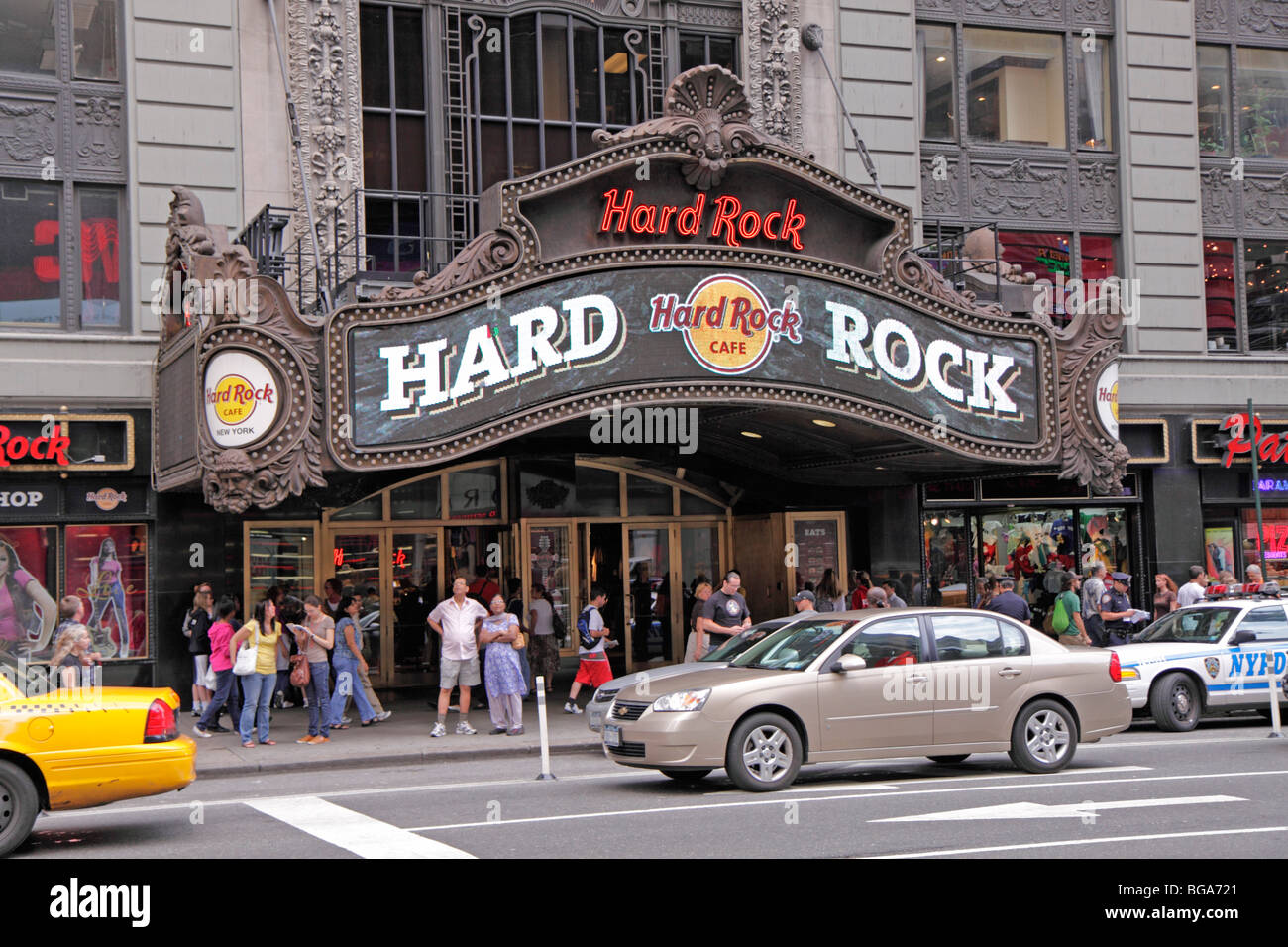 Hard Rock Café, Manhattan, New York City, United States Stock Photo
