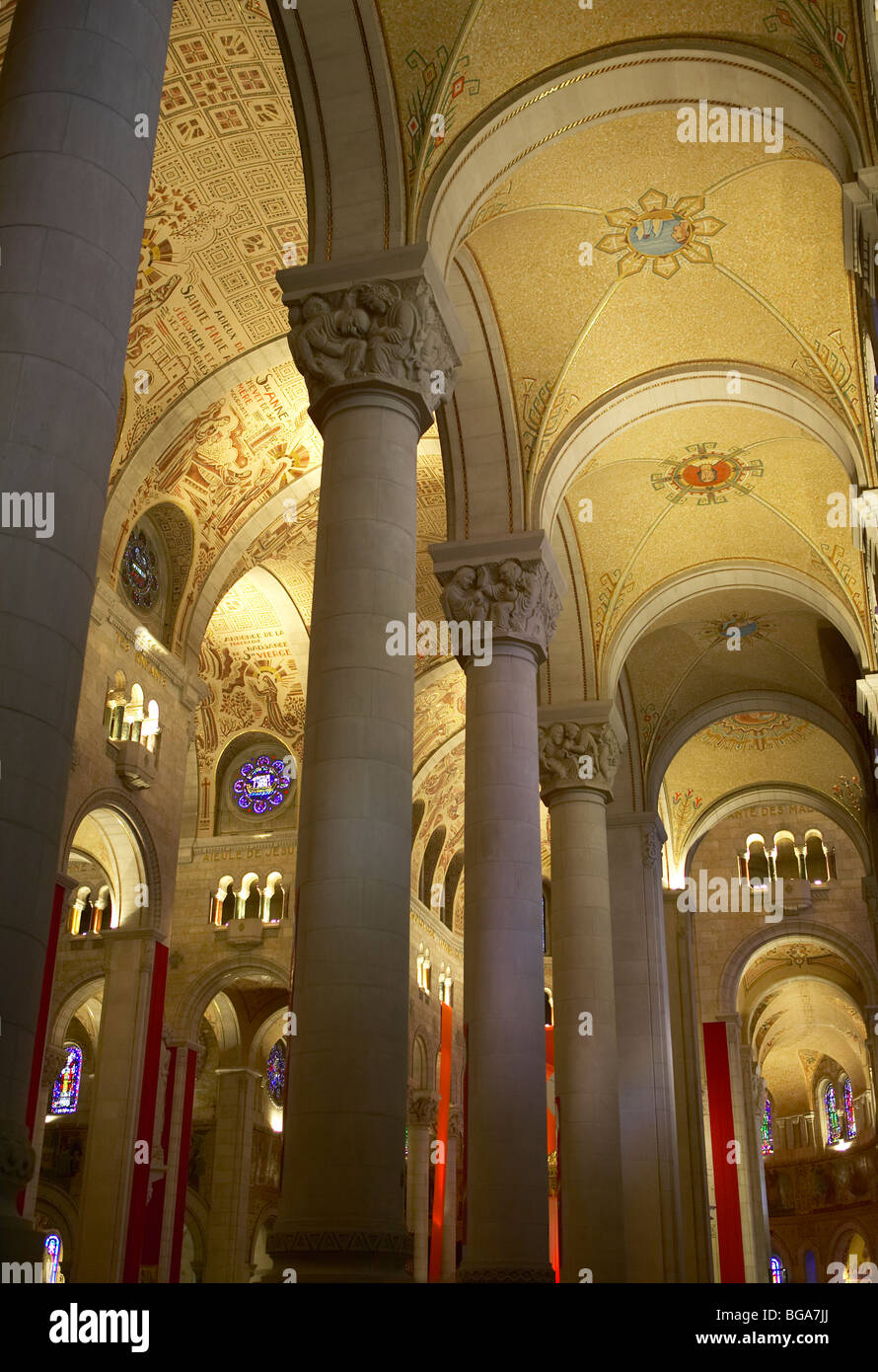 St. Anne Basilica Church Ceiling, Quebec, Canada Stock Photo Alamy