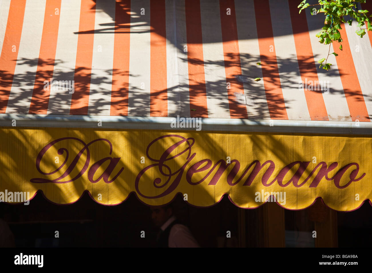 Da Gennaro Restaurant in Little Italy New York City Stock Photo Alamy