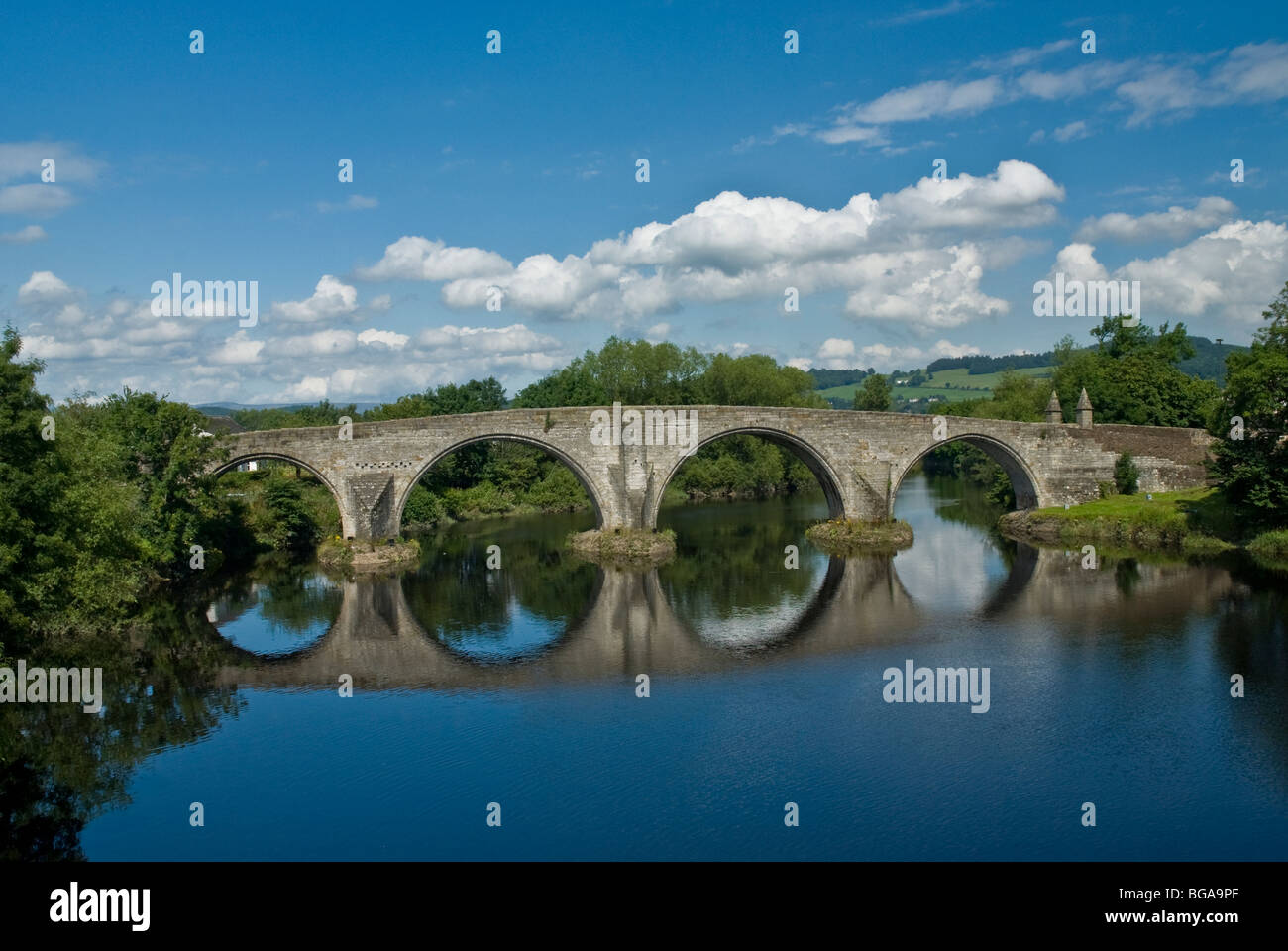 Bridge over the River Forth Stirling Scotland Stock Photo
