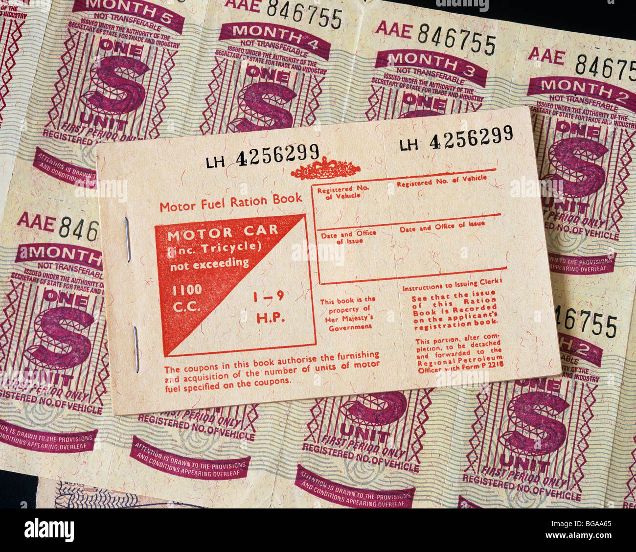 Petrol coupons