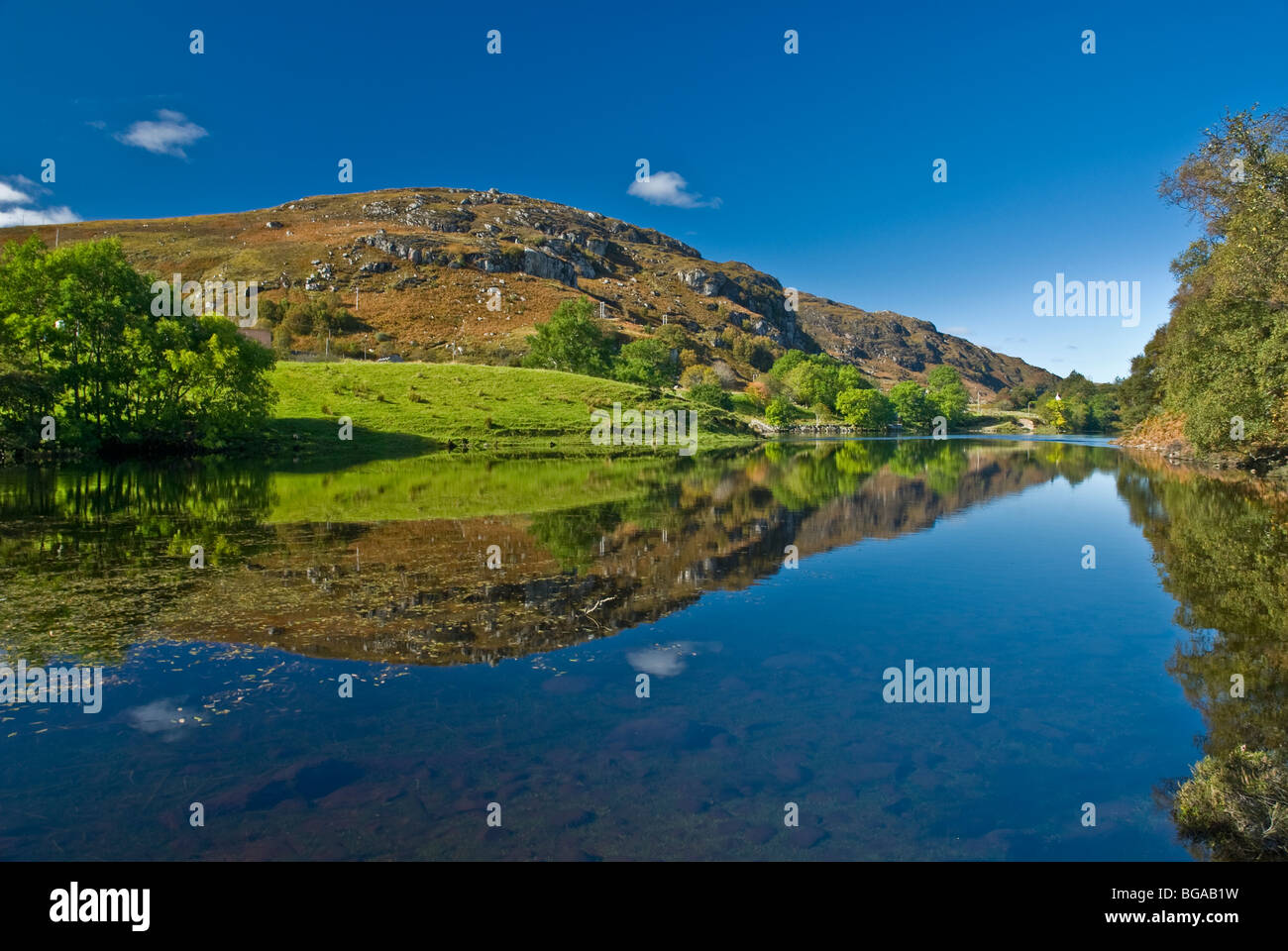 River Ewe Poolewe Ross & Cromarty Highland Scotland Stock Photo