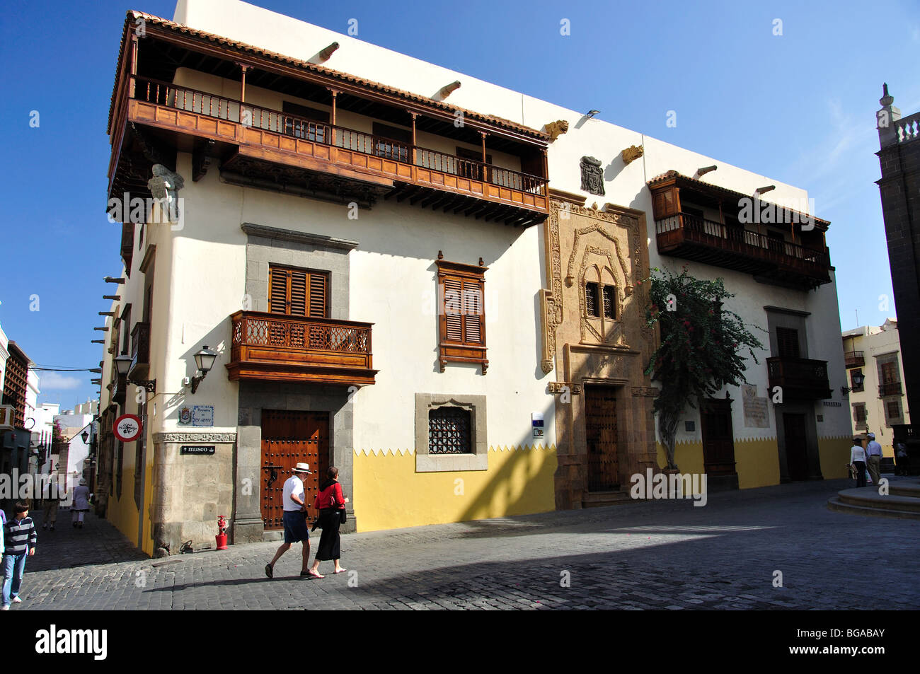 Casa de Colon, Vegueta, Las Palmas de Canaria, Gran Canaria, Canary Islands, Spain Stock Photo