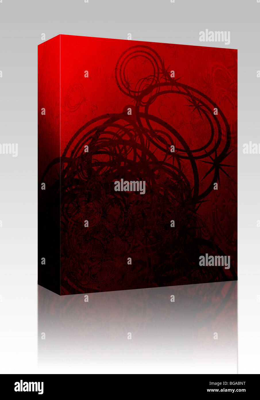 Software package box Swirly abstract grunge textured background ...