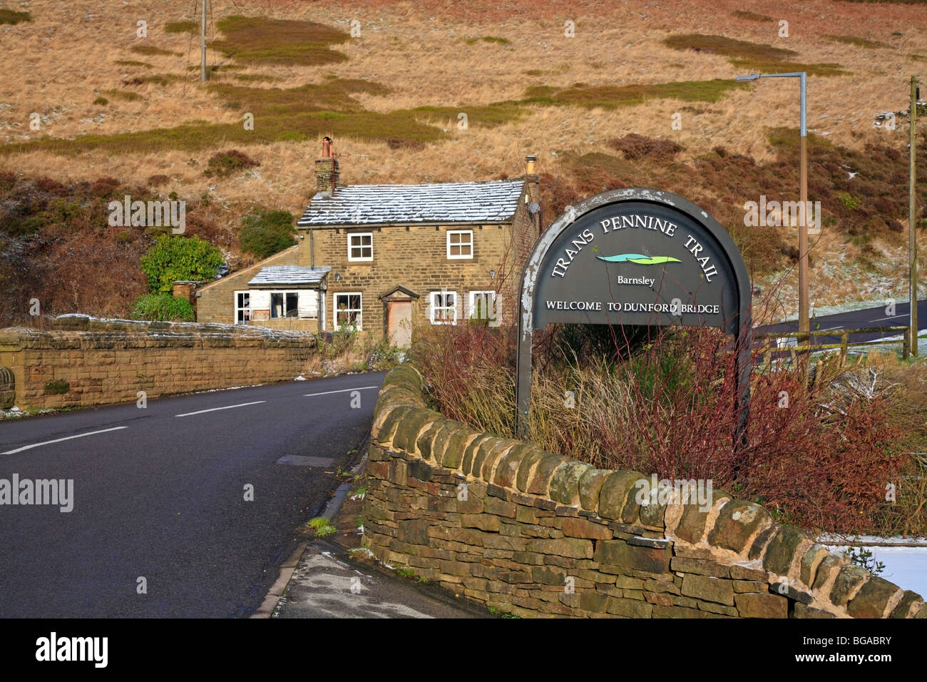Trans Pennine Trail at Dunford Bridge, near Barnsley, South Yorkshire