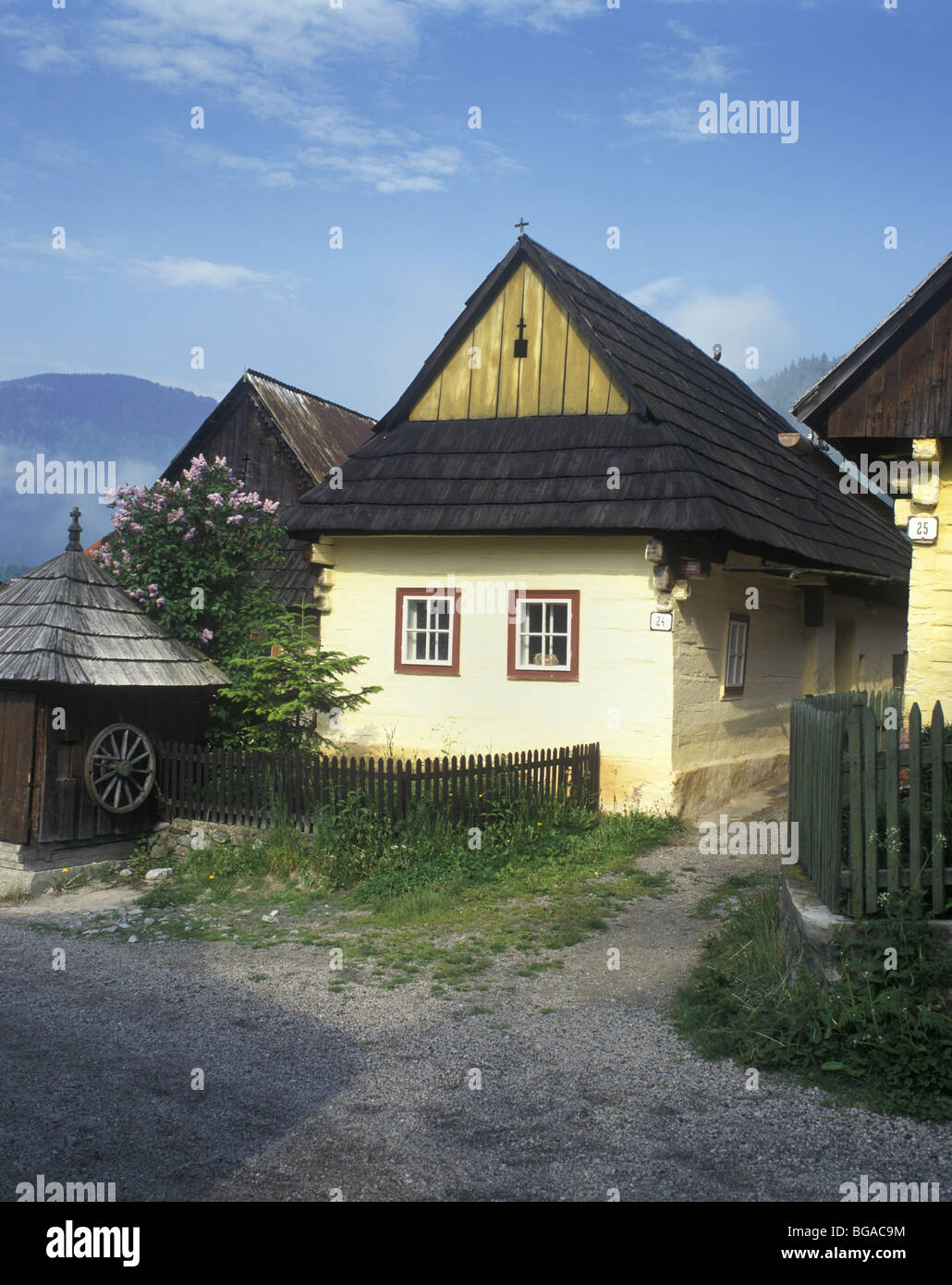 Vlkolinec. Village protected by UNESCO Stock Photo - Alamy