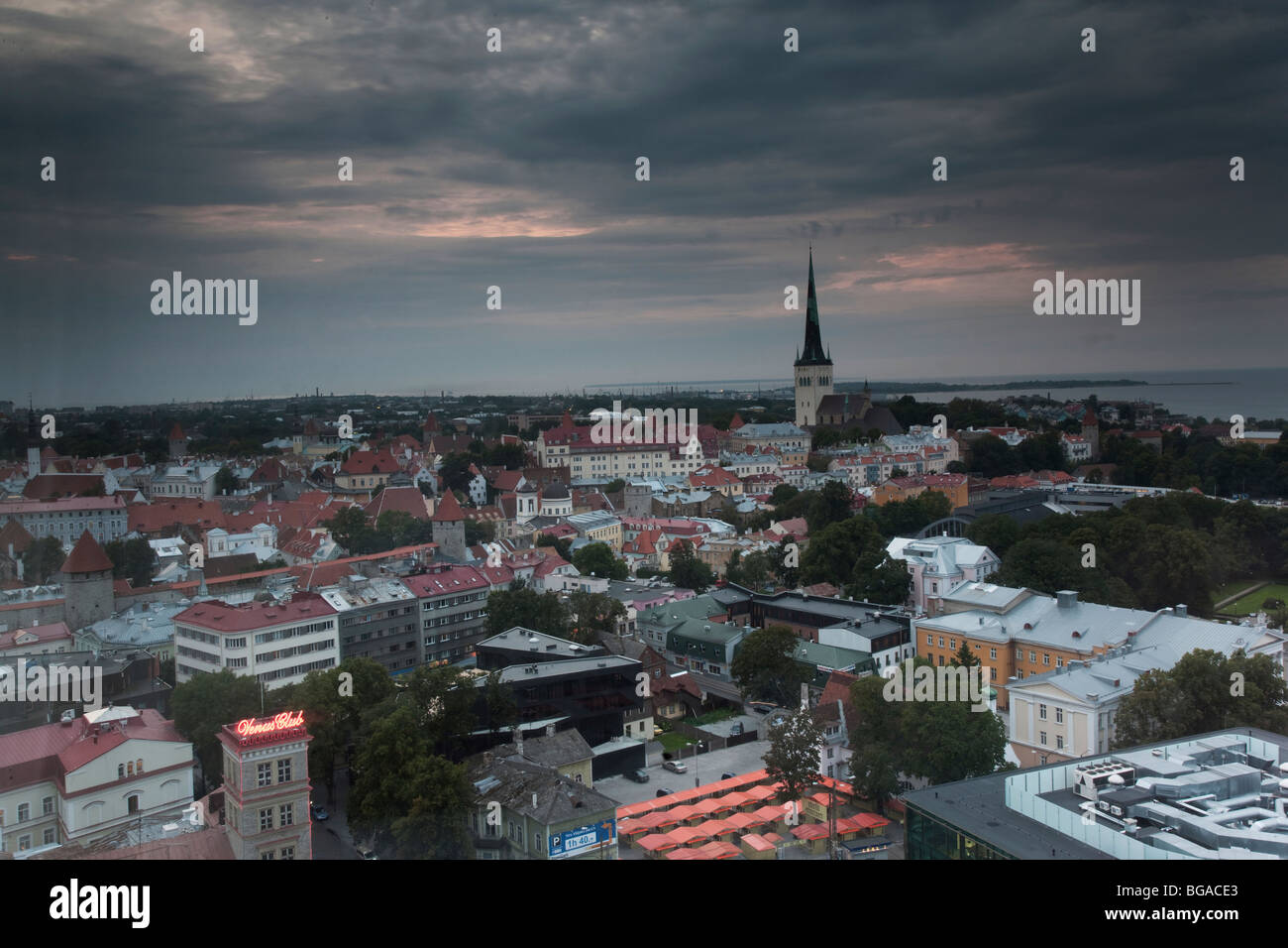Europe. Baltic States. Estonia. Tallinn. Stock Photo