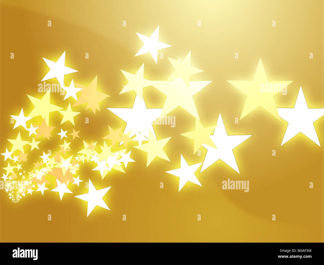Abstract geometric wallpaper background of dynamic flying stars Stock ...