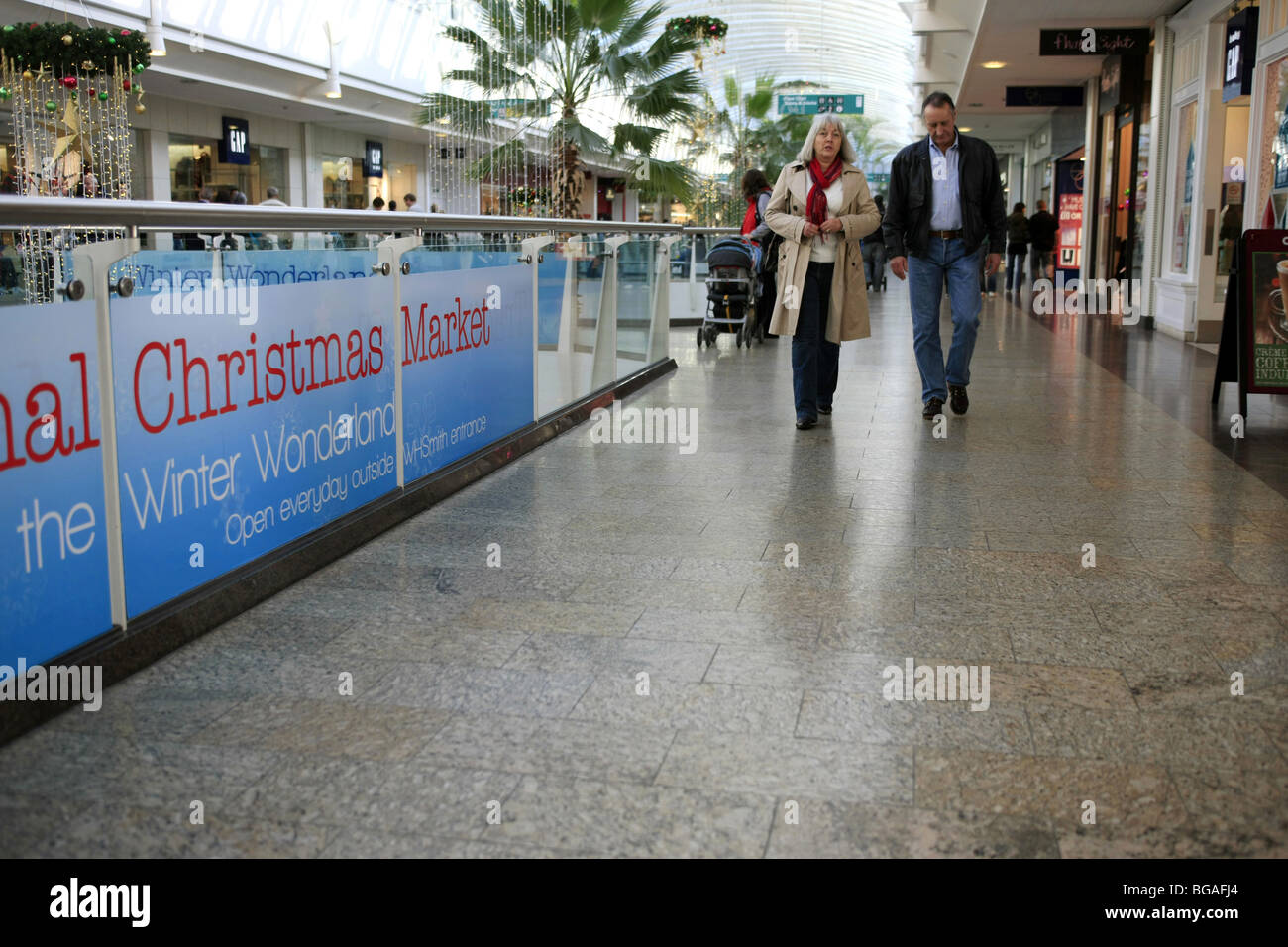Inside the Cribbs Causeway Shopping Mall near Bristol England Stock