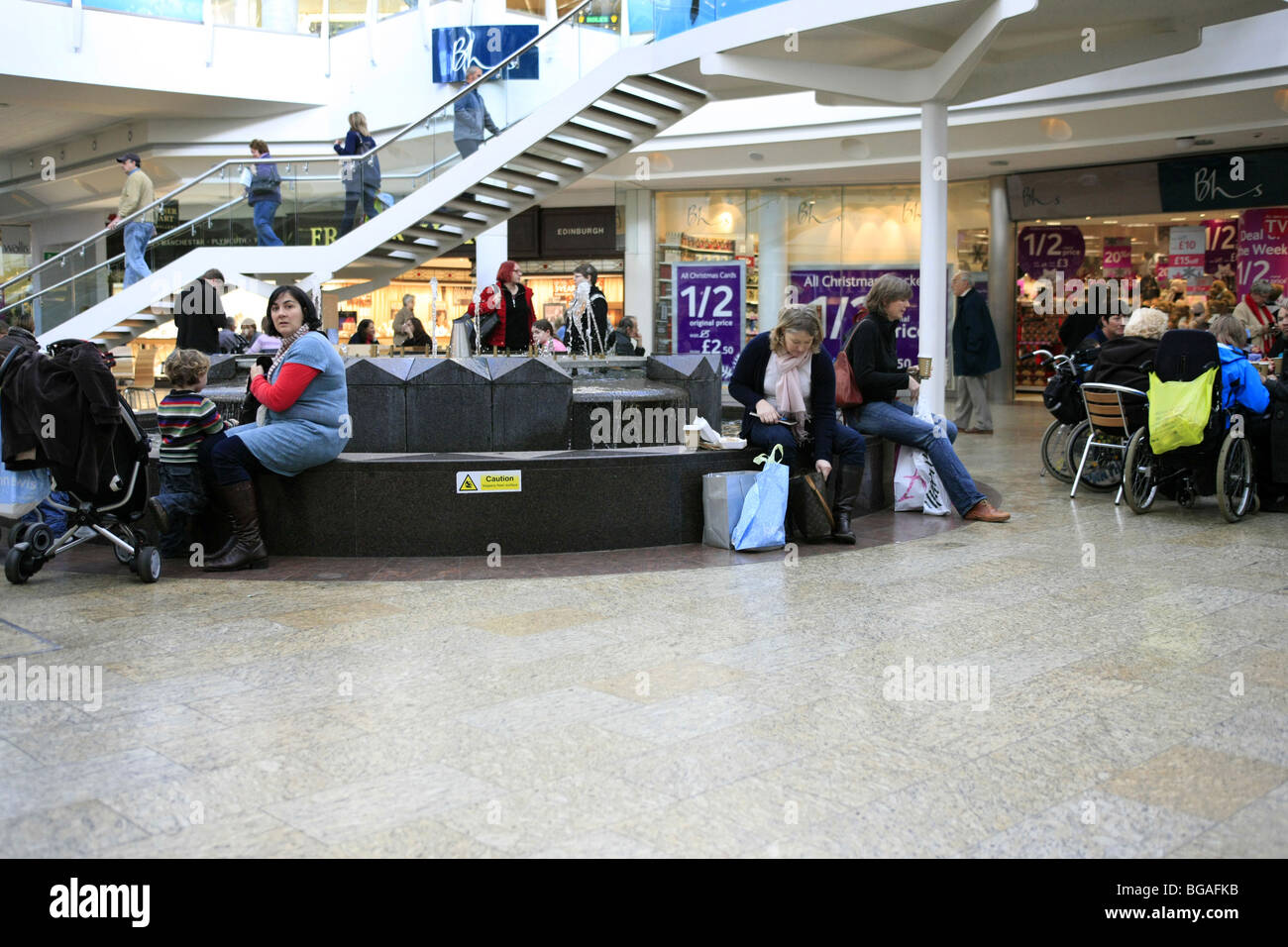 Inside the Cribbs Causeway Shopping Mall near Bristol England Stock