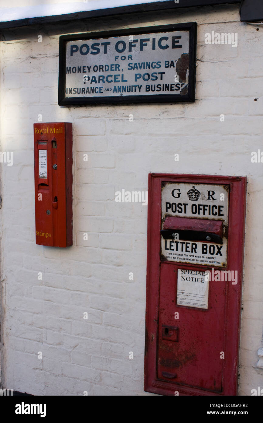 old post office signs hertford hertfordshire england uk gb Stock Photo