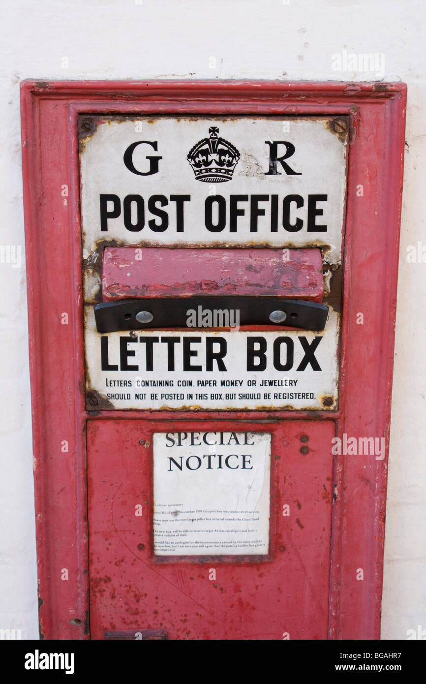 old post office signs hertford hertfordshire england uk gb Stock Photo