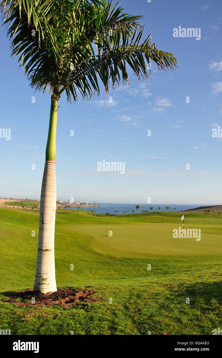 Golf course, Lopesan Meloneras Golf, Costa Meloneras, San Bartolome