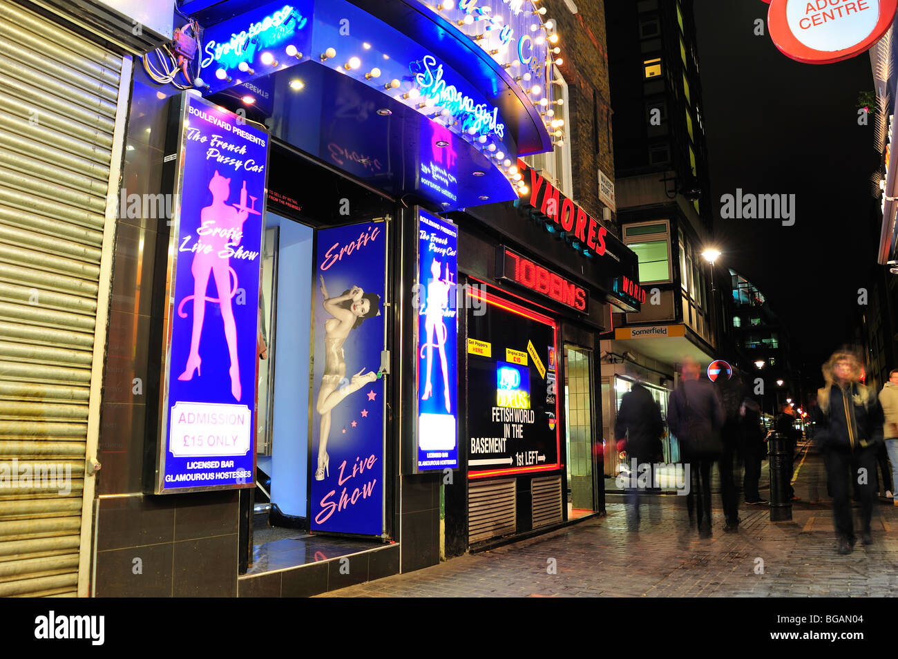 Soho Adult Entertainment, London Stock Photo Alamy
