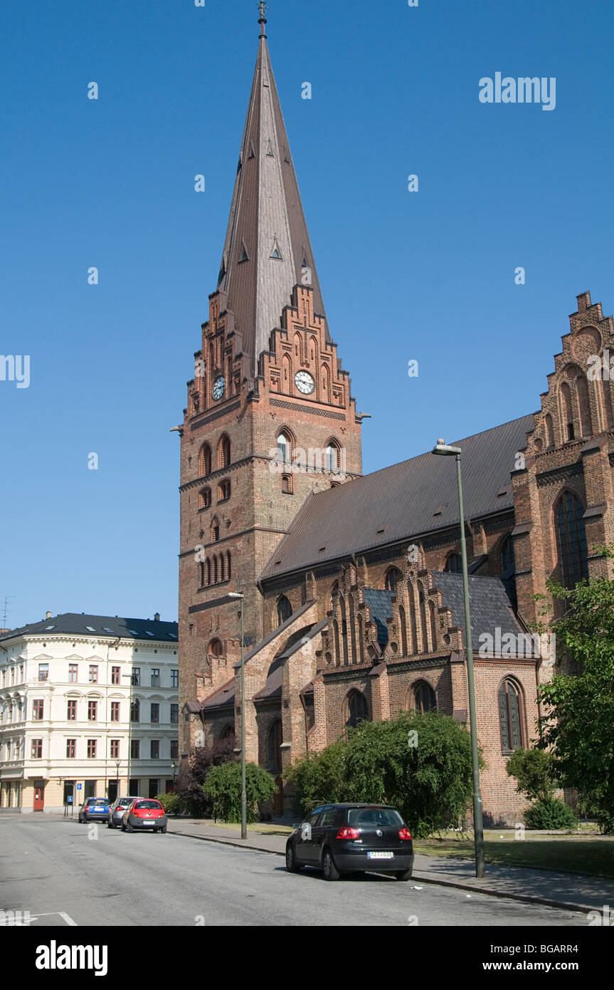 st s:t petri kyrka church  cathedral malmo sweden swedish gothic religious building buildings place of worship prayer pray Scand Stock Photo