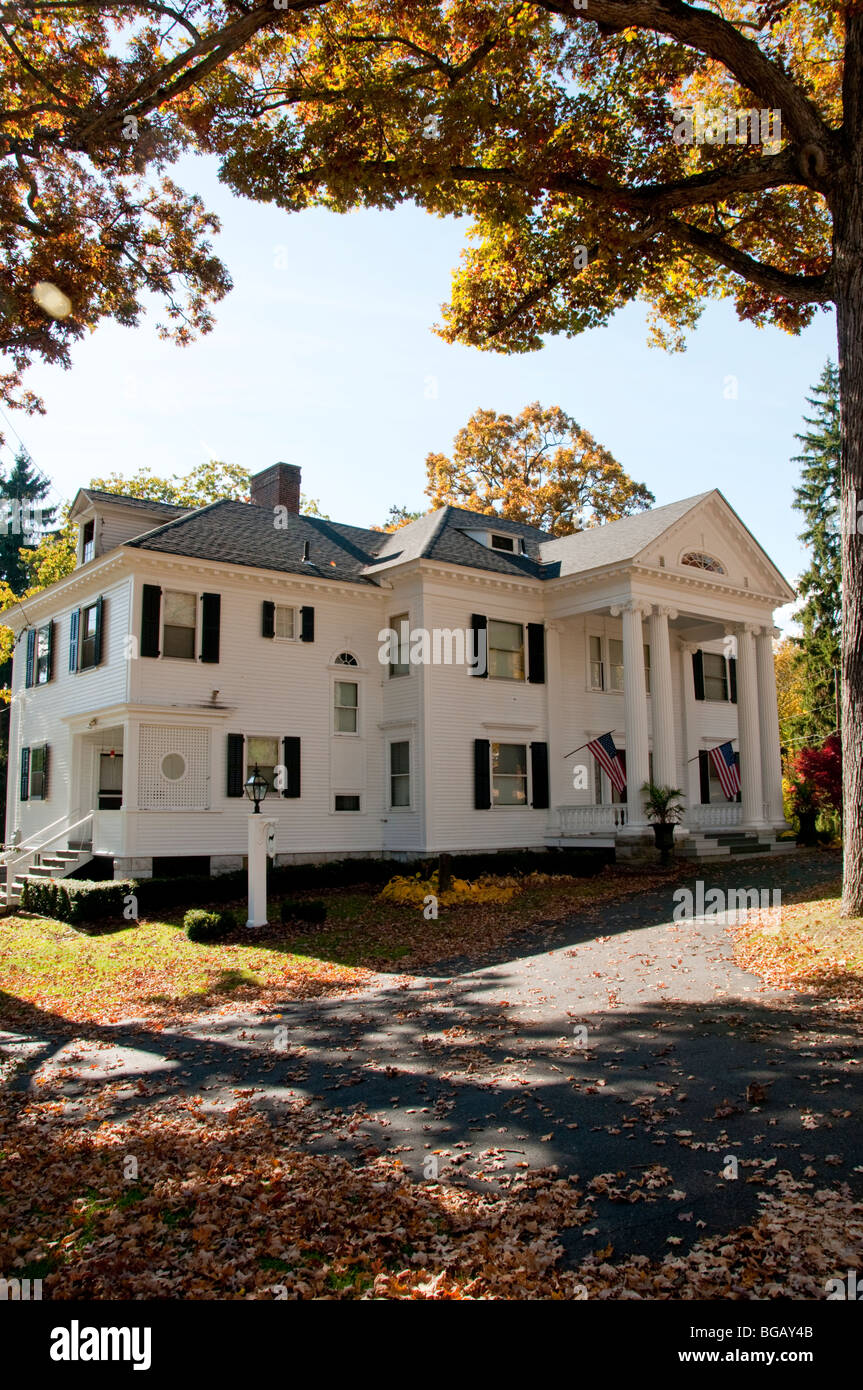 Great Barrington,Typical Berkshires Village,Clapboard architecture,Fall