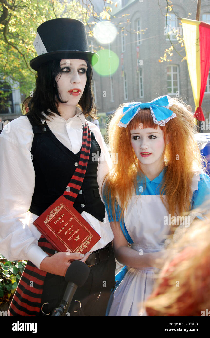 Fairy tale couple posing at 2009 Fantasy Fair Arcen Netherlands Europe  Stock Photo - Alamy