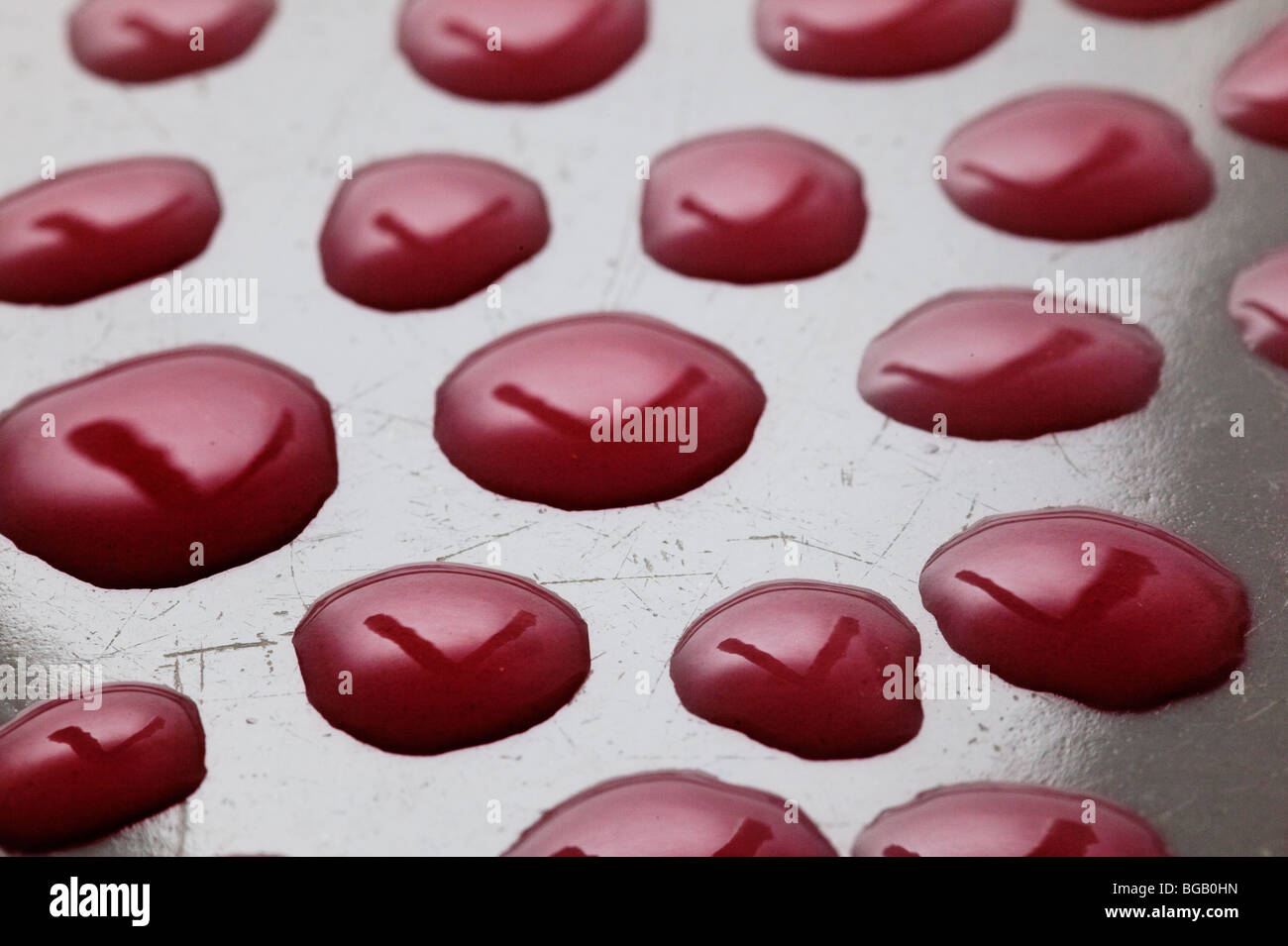 Red Drops Stock Photo Alamy