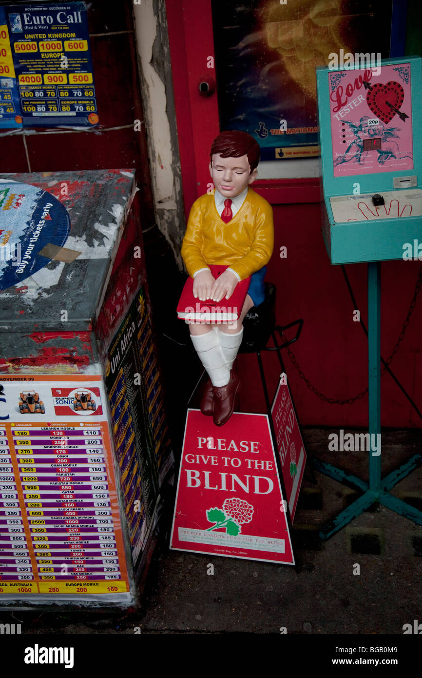 Old fashioned charity collection box Stock Photo Alamy