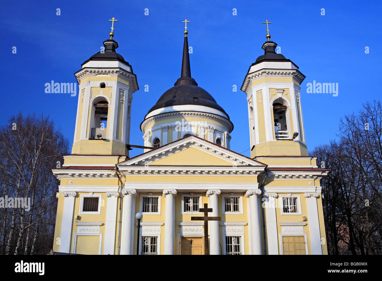 Church of the Transfiguration (1770s), Balashikha, Moscow region, Russia Stock Photo