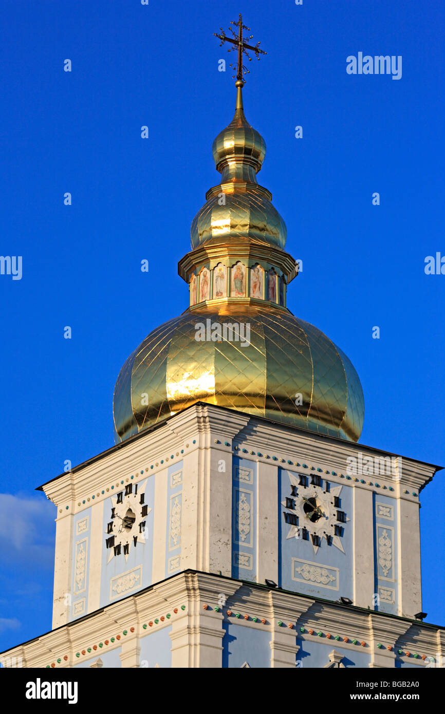 St. Michael (St. Michael's Golden-Domed) monastery, Kiev, Ukraine Stock Photo