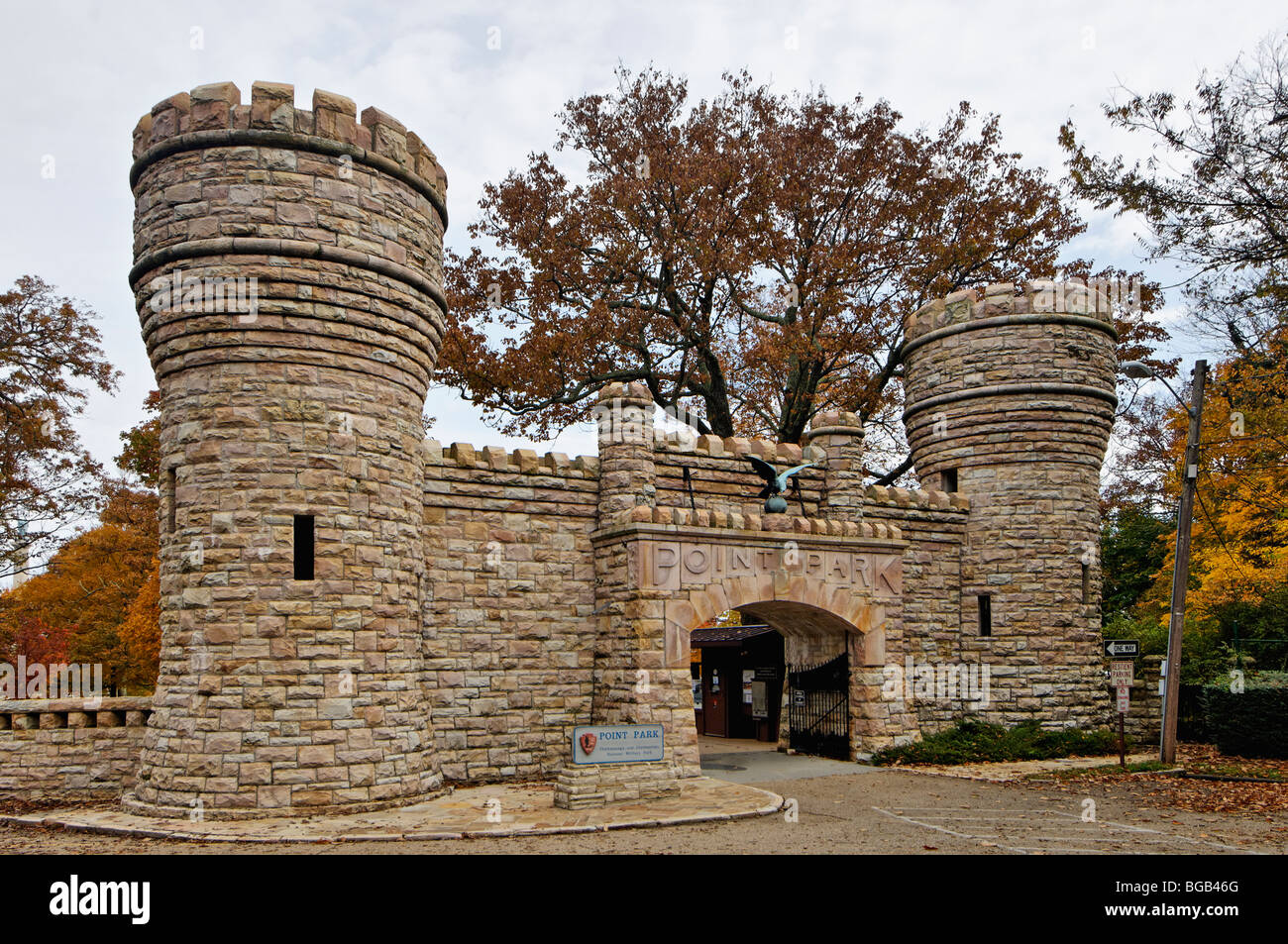 Entrance to Point Park on Lookout Mountain in Chattanooga, Tennessee