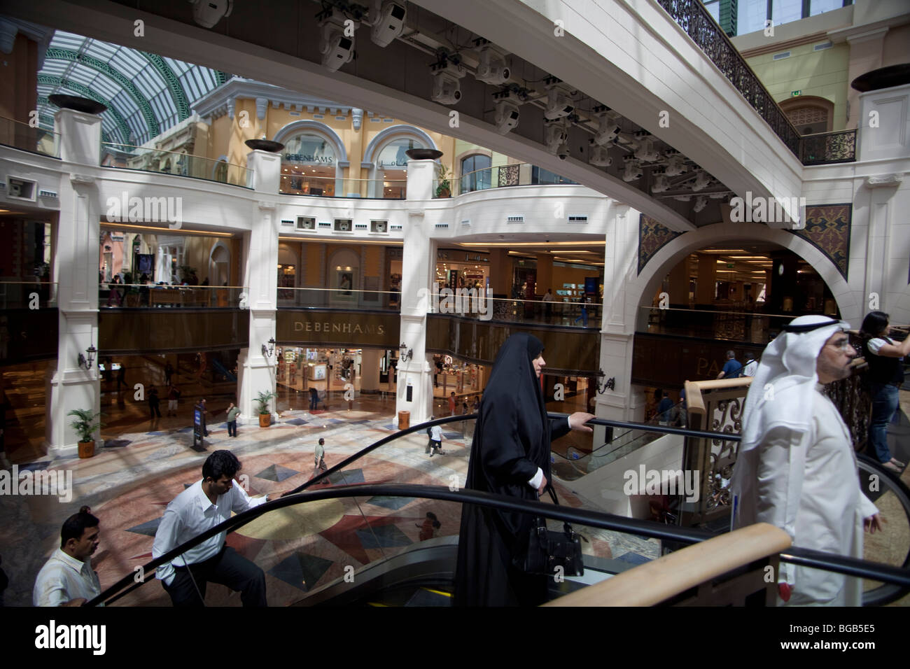 Interior View Mall of the Emirates, Dubai, United Arabian Emirates Stock Photo
