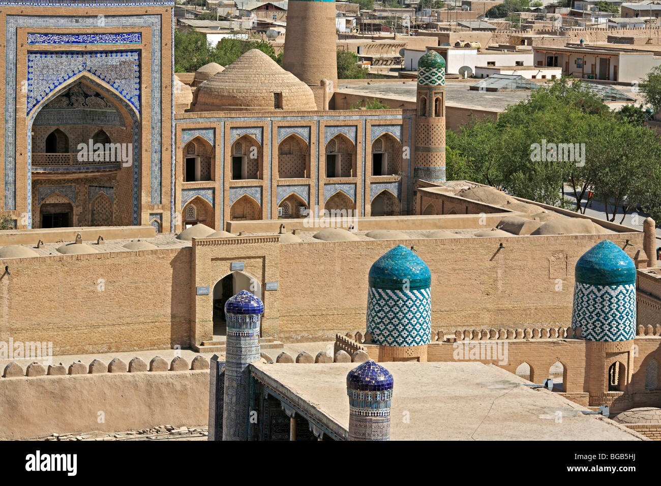 The Mukhammad Rakhimkhan Madrasah, Khiva, Uzbekistan Stock Photo