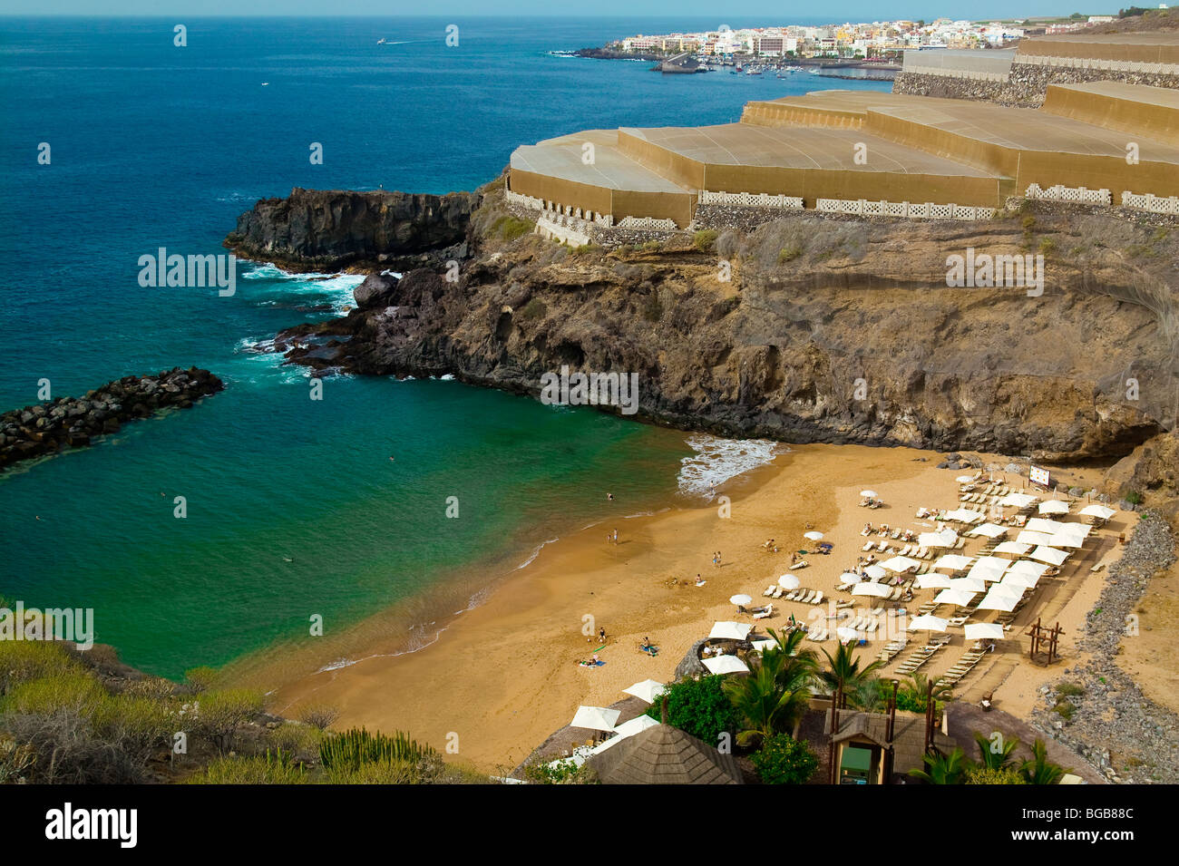 Playa De San Juan Tenerife Island Canaries Stock Photo Alamy