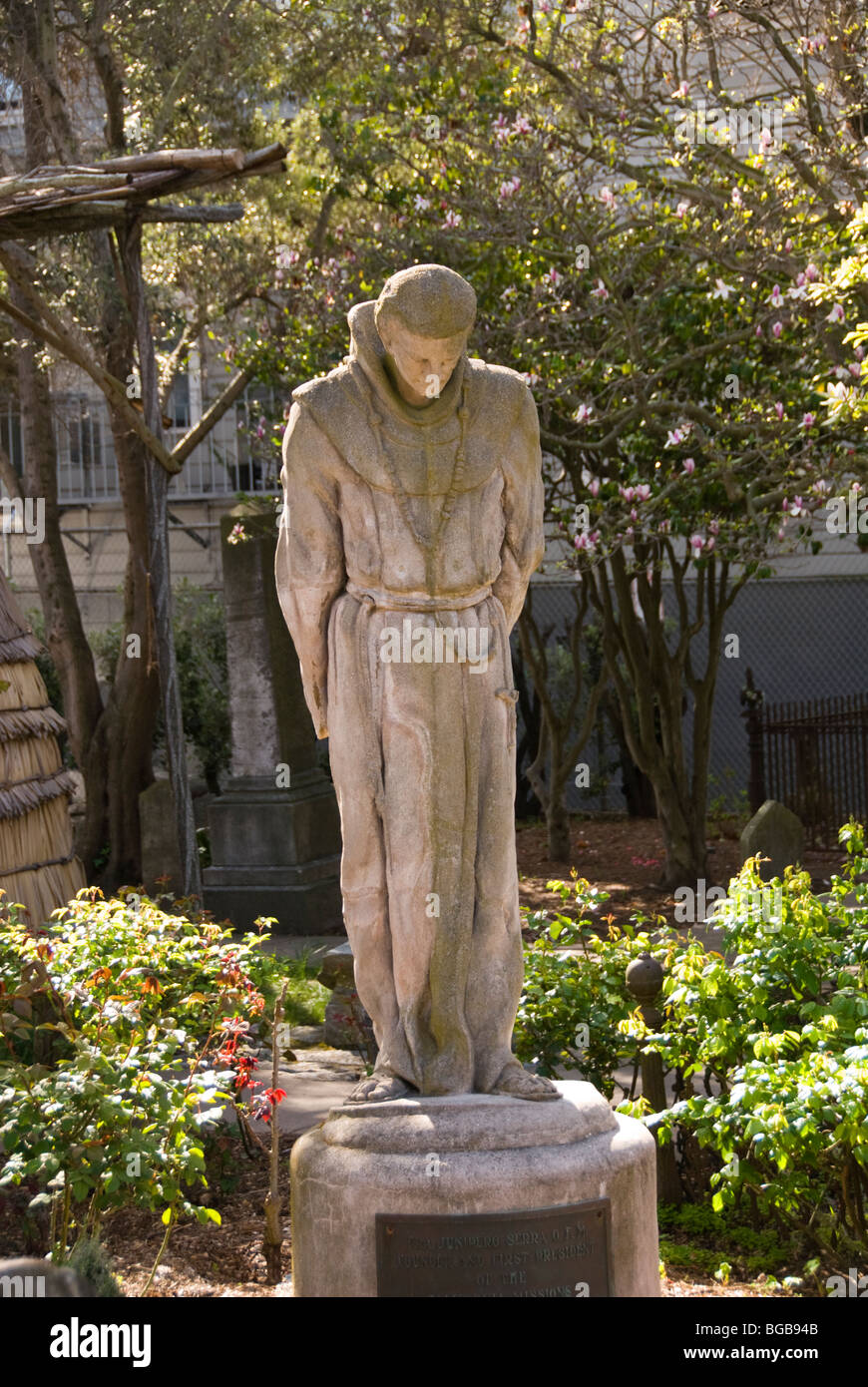 Junipero serra statue mission san hires stock photography and images
