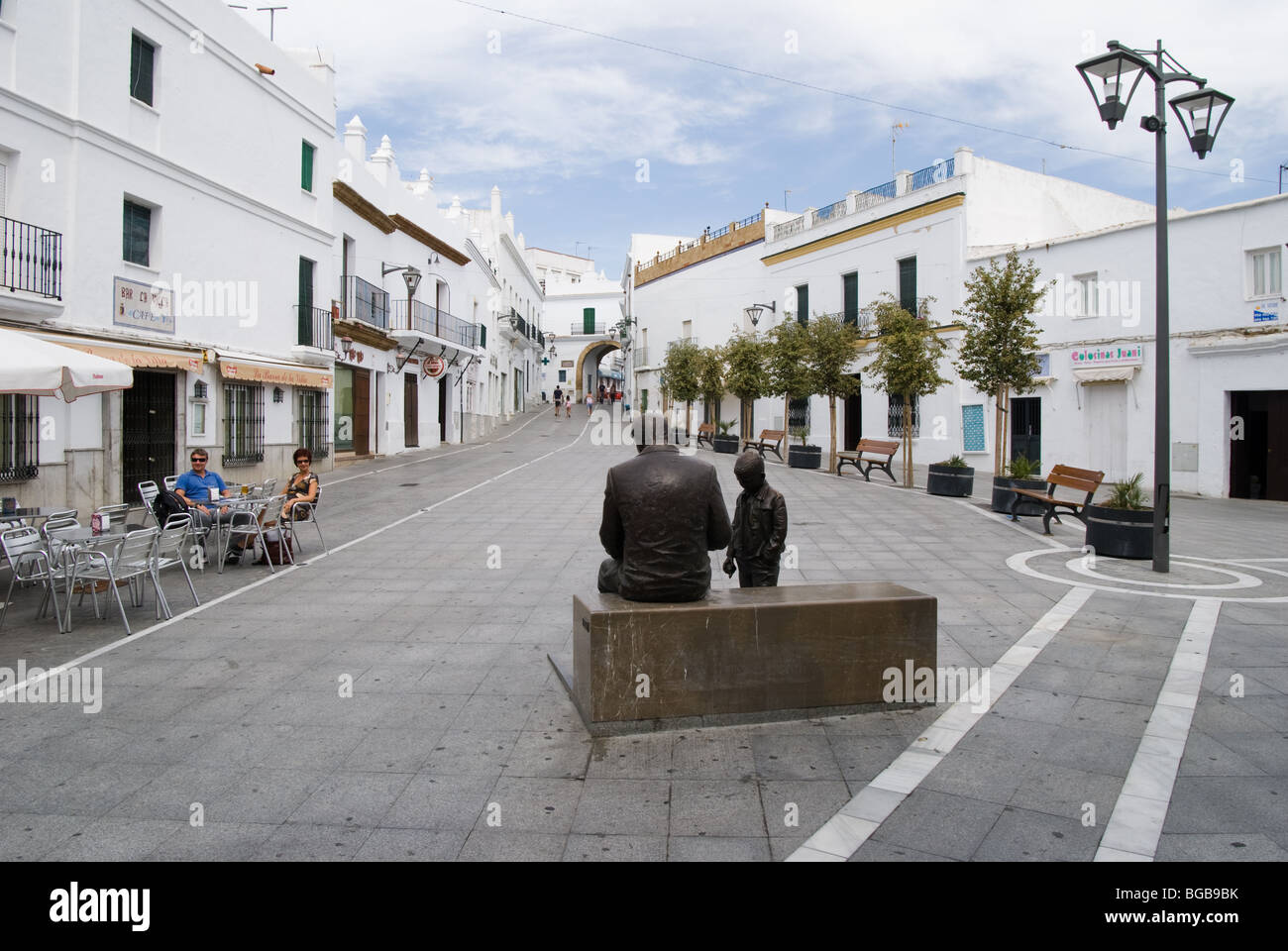 Square in Conil De La Frontera, White Town in Costa De La Luz, Cadiz  Province, Editorial Photo - Image of town, outdoors: 177854501