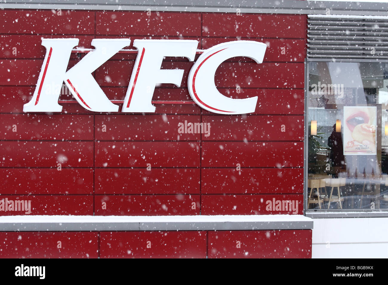 KFC logotype Stock Photo