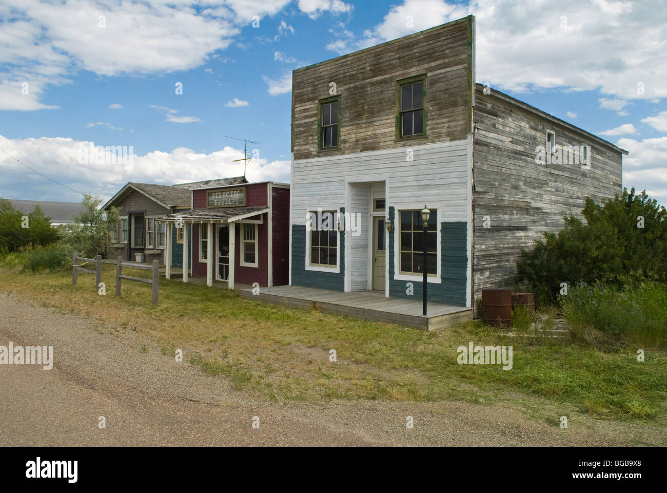 Canada, Alberta, Del Bonita, tiny hamlet on the border with Montana USA