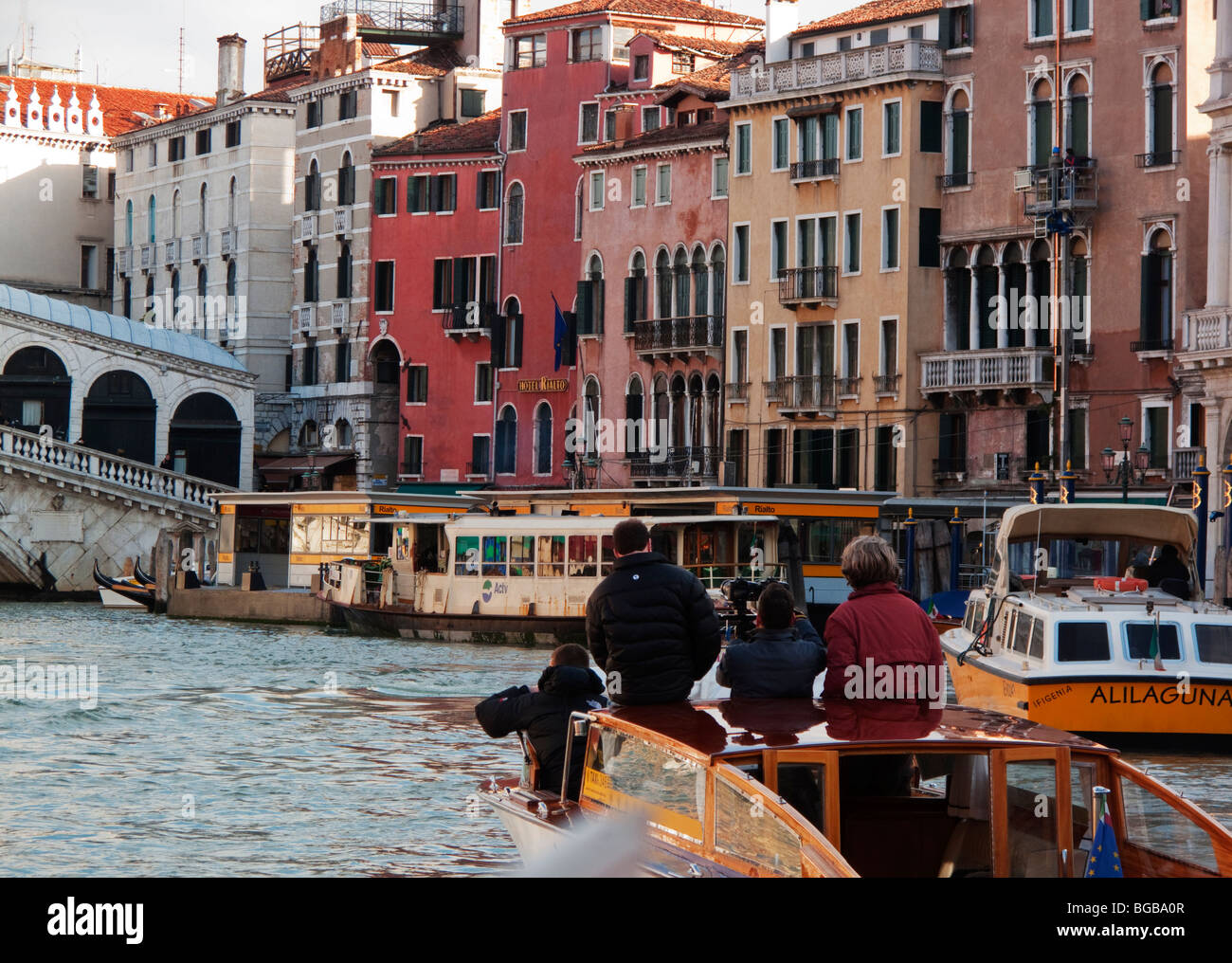 Approaching venice boat hi-res stock photography and images - Alamy