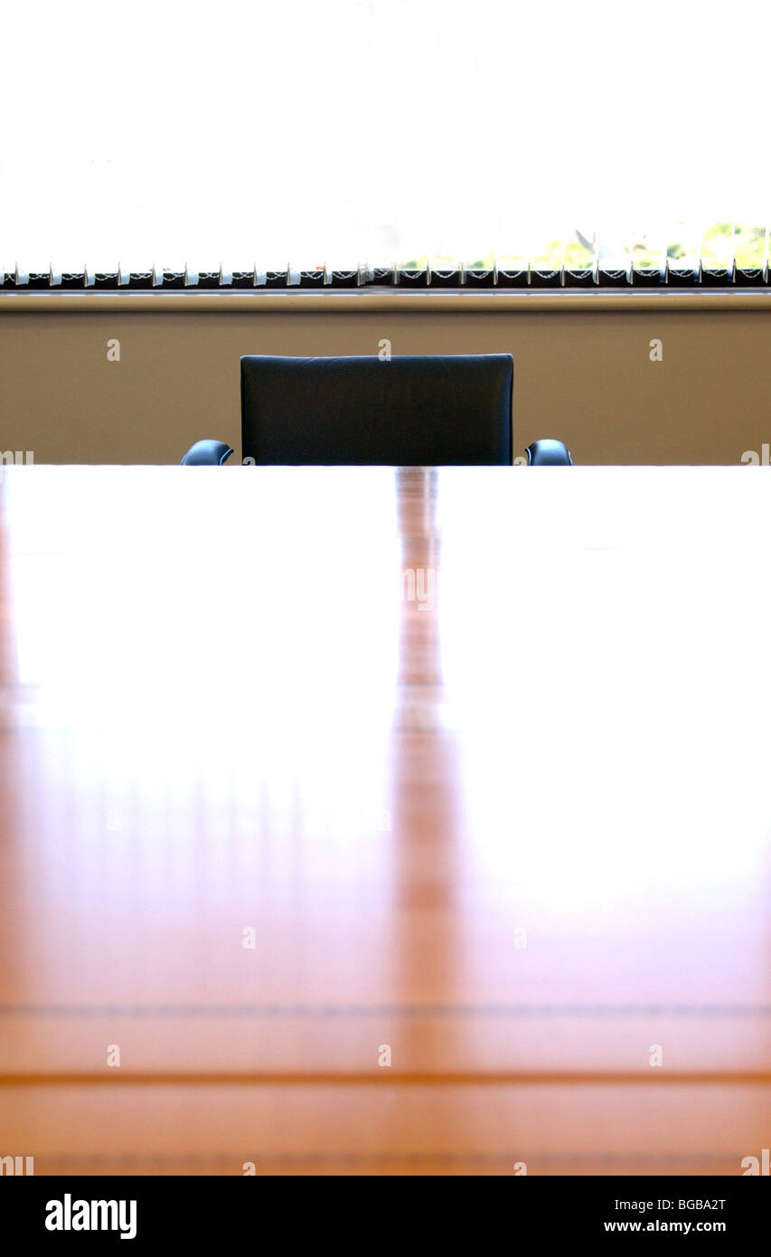 Royalty Free Photograph Of Interview Table Hot Seat Intimidating