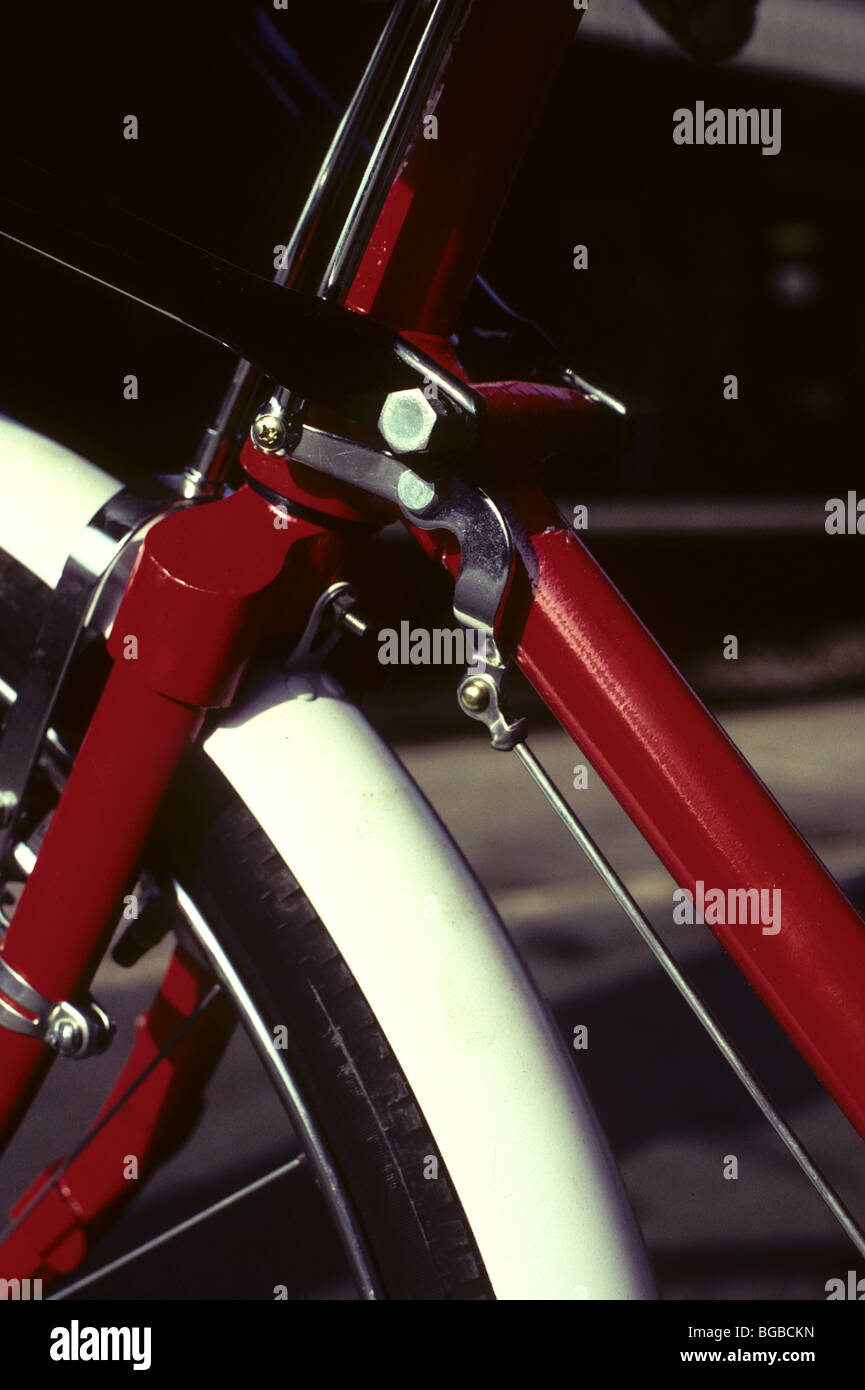 old bike brake system