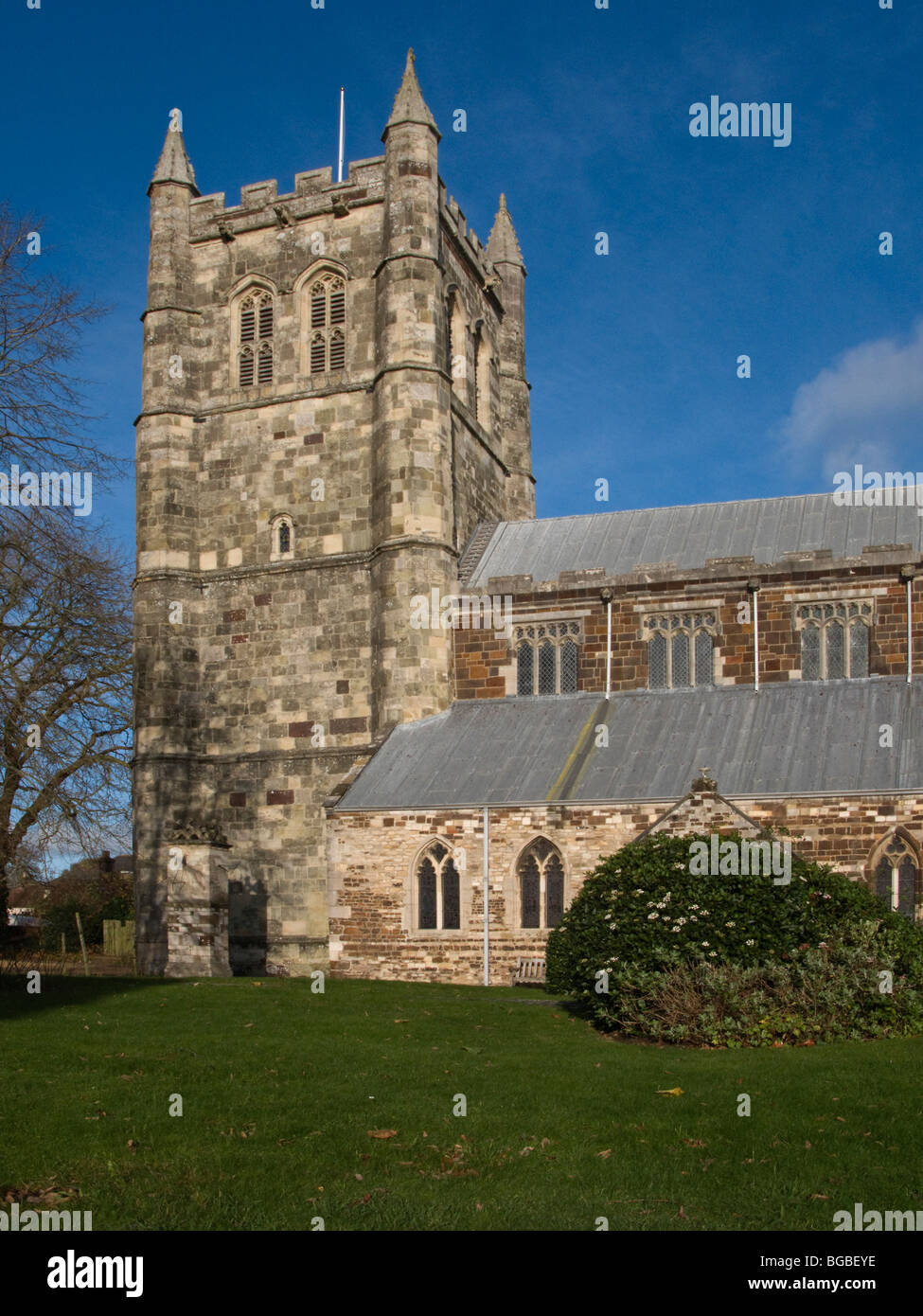 Wimborne Minster in Dorset, UK Stock Photo Alamy