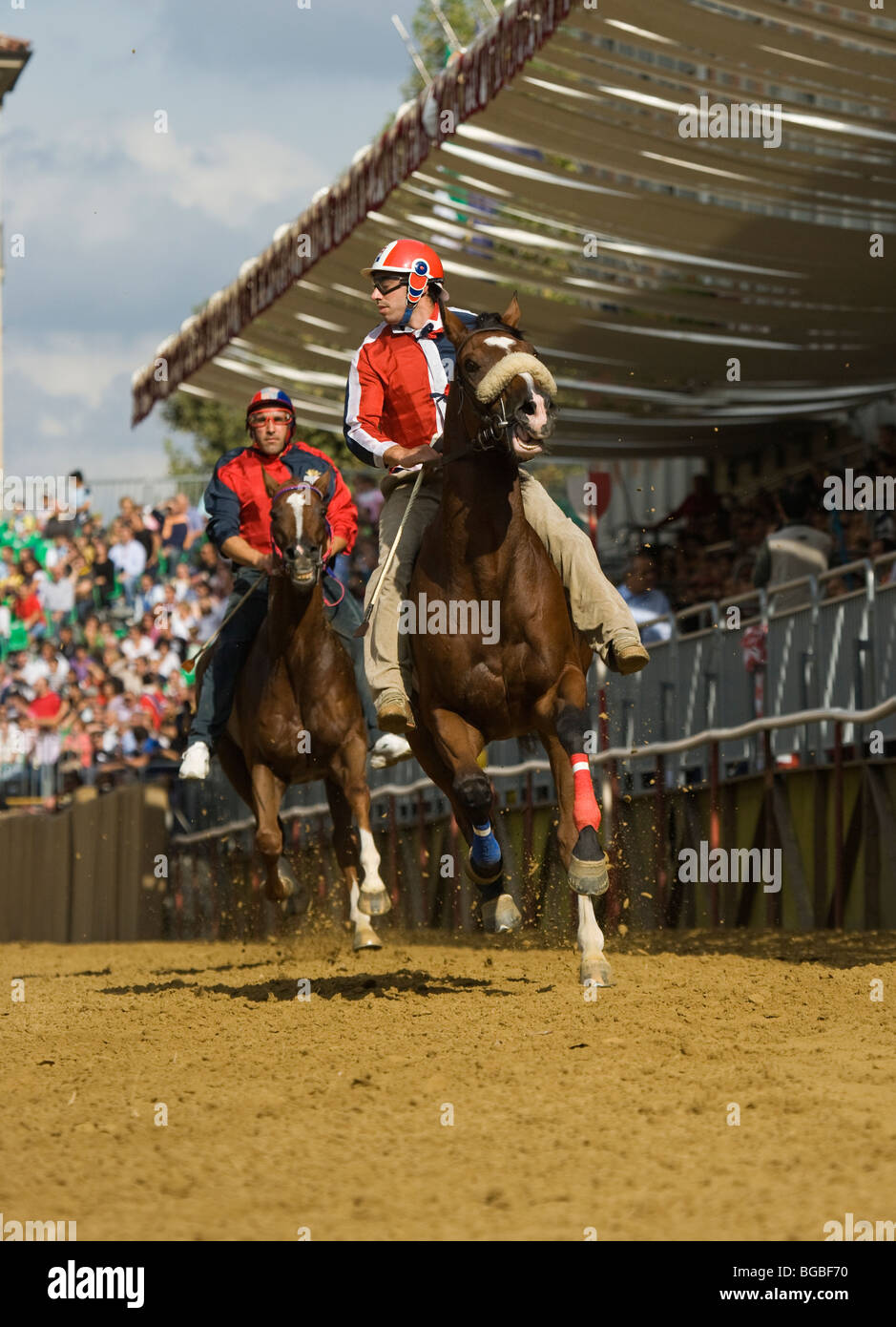 Palio Piedmont Italy Italian horse race jockey Stock Photo - Alamy