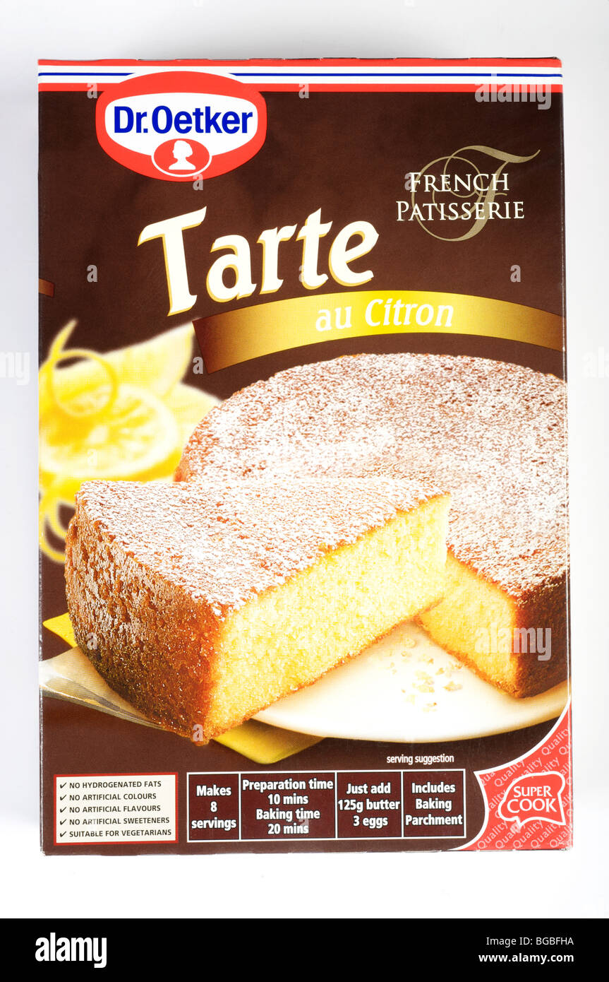 voormalig syndroom enthousiast Dr. Oetker Tarte cake mix Stock Photo - Alamy