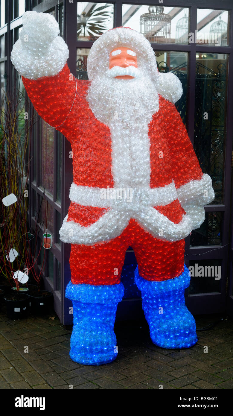 A full size blow up Father Christmas Stock Photo