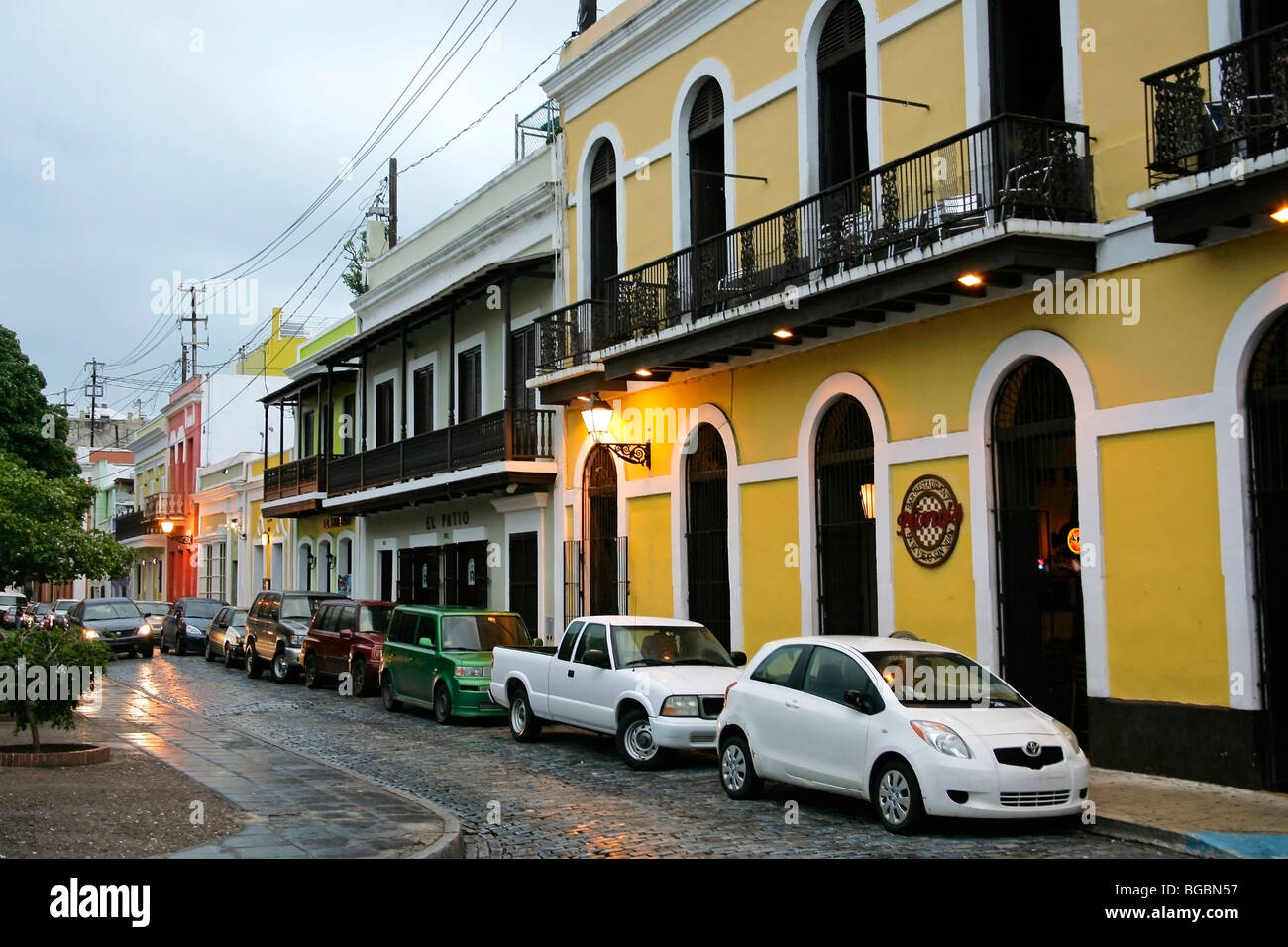 Historic Old San Juan Puerto Rico and its colorful buildings Stock ...