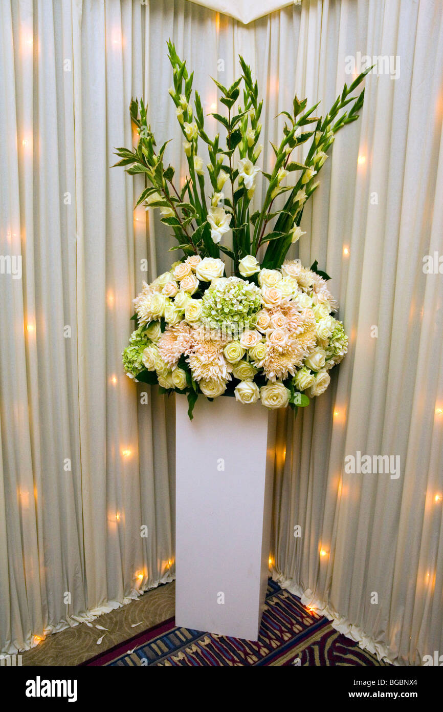 Wedding Flower Decoration Stock Photo Alamy