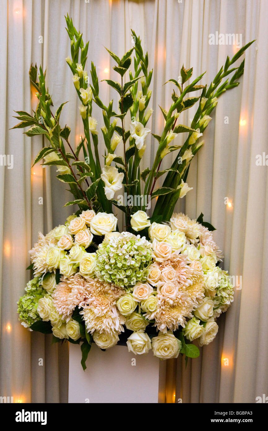 Wedding Flower Decoration Stock Photo Alamy