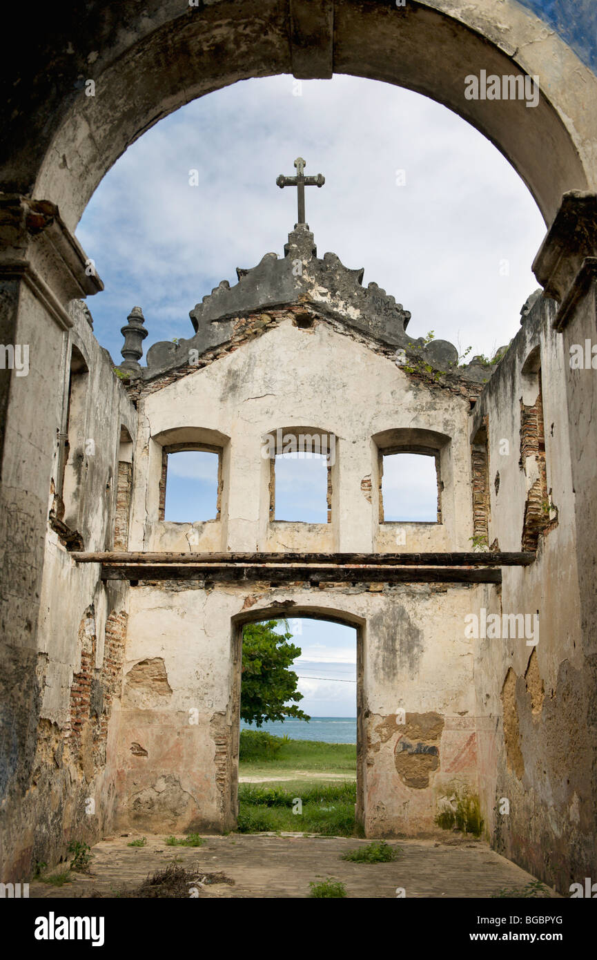 Church, Itaparica, Brazil Stock Photo