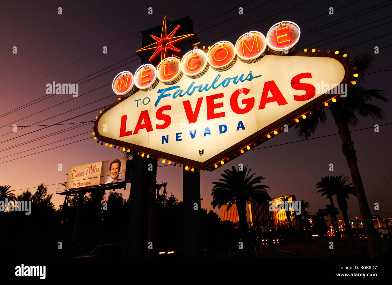 sign, Las Vegas, Nevada, USA Stock Photo Alamy