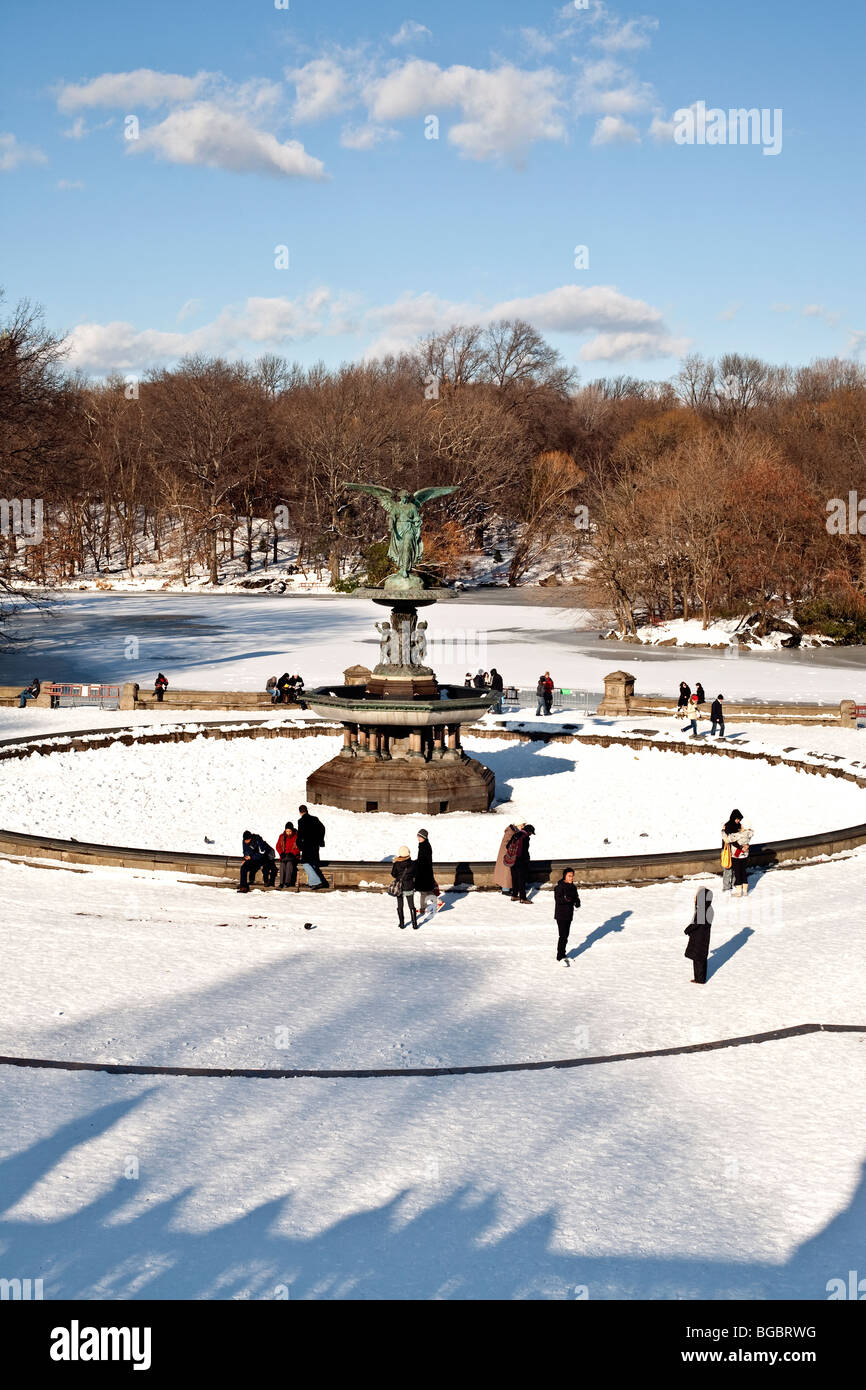 A gorgeous day at Bethesda Fountain